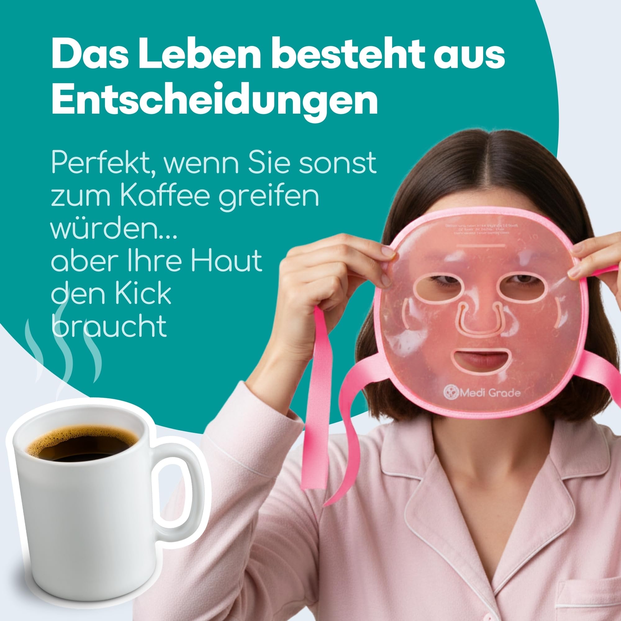 Kühlmaske für Gesicht Augen im Set, Erfrischende Gel Eismaske | Gesichtskühlmaske Augen Kühlmaske gegen geschwollene Augen, zum Augenringe Entfernen, bei Migräne, mit praktischer Kühltasche
