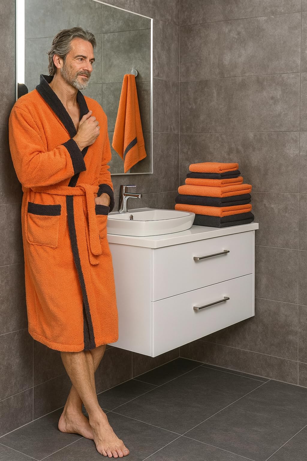 12-teilige Handtuch Set Premium Handtuch Set 100% Baumwolle 2 Badetücher 4 Handtücher 2 Gästehandtücher 2 Flanell