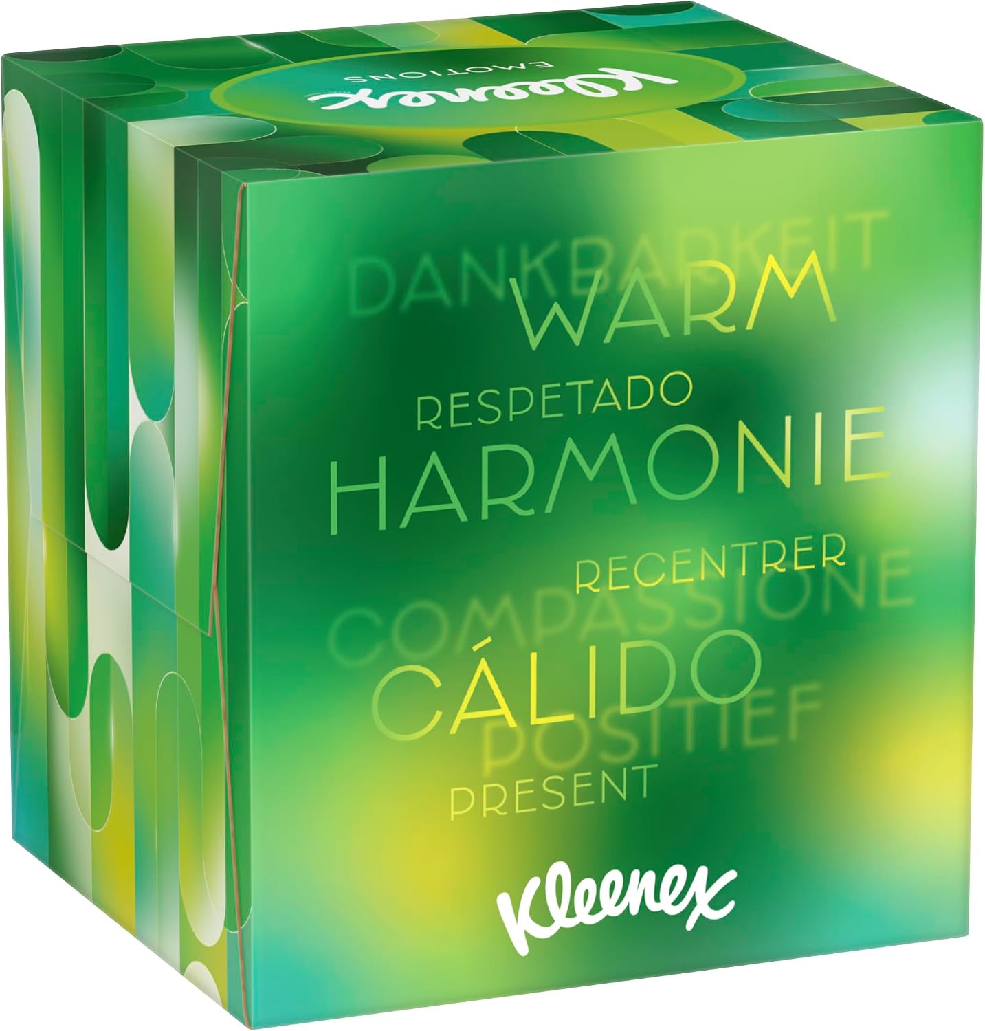 Kleenex Kosmetiktücher-Boxen, 3-lagig, Collection Würfel, 12x48 Tücher