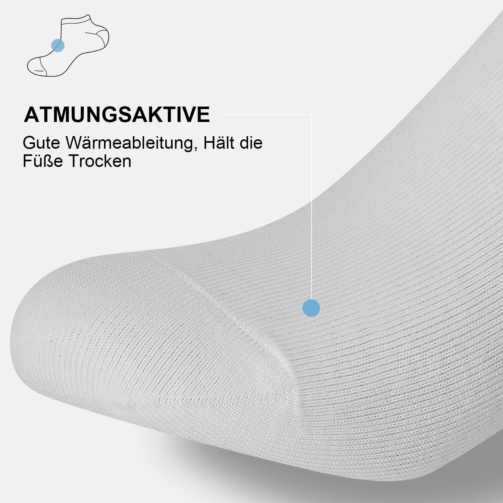 Sneaker Socken Herren Damen 10 Paar Kurzsocken Baumwolle