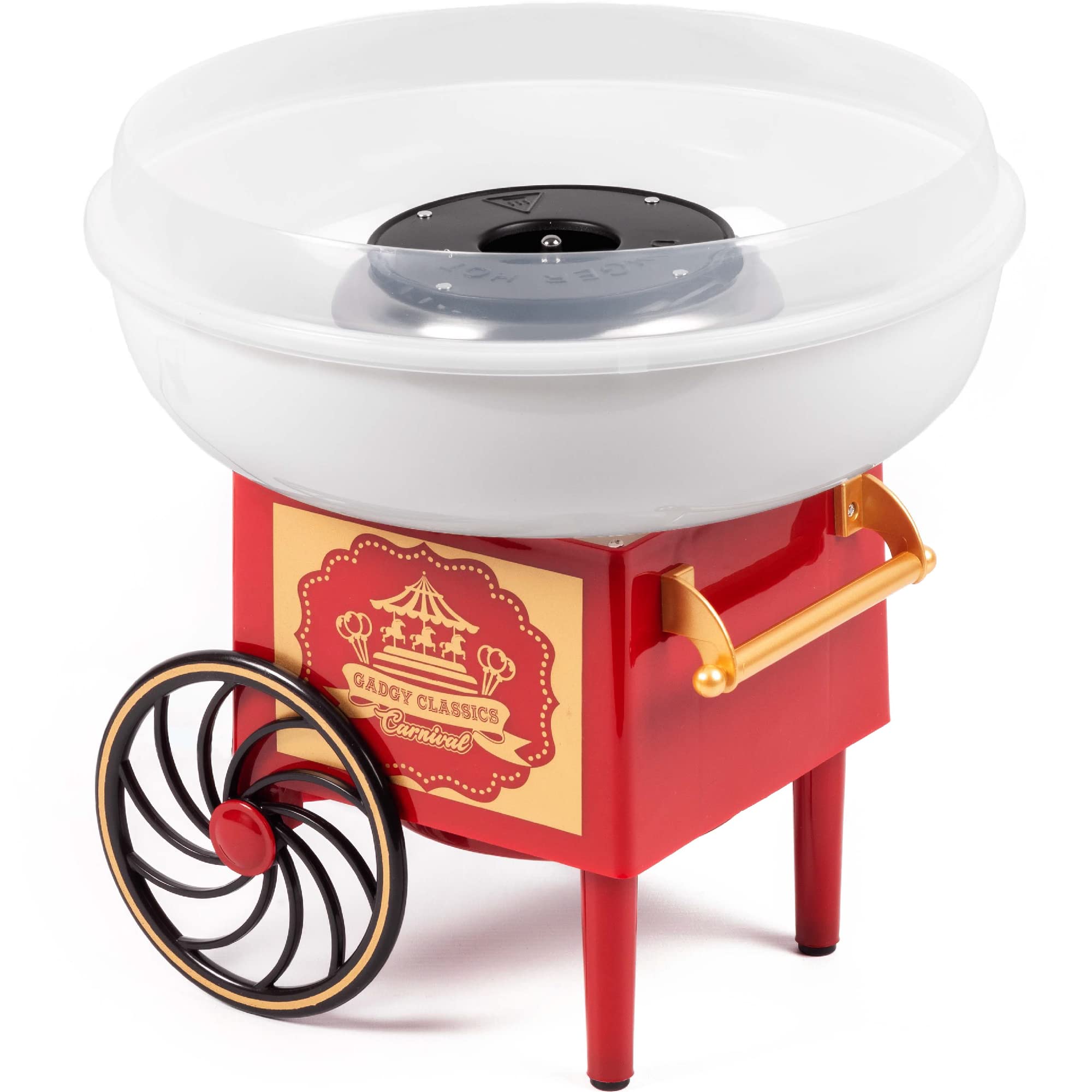 Zuckerwattemaschine für zuhause - Zuckerwatte Maschine für Zucker oder Bonbons - Cotton Candy Machine - Zuckerwatte für Kinderfest, Geburtstag und Party - Rosa