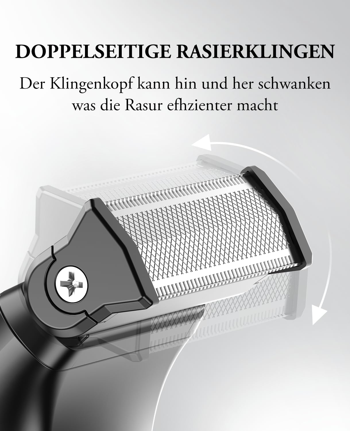 kensen Intimrasierer Mann, Rasierer Herren Intimbereich 2 In 1 Körperrasierer Herren Nass- & Trockenanwendung Intim Rasierer Männer Typ-C Body Groomer Men Aufsteckkämme Brust Achselhöhle Leiste