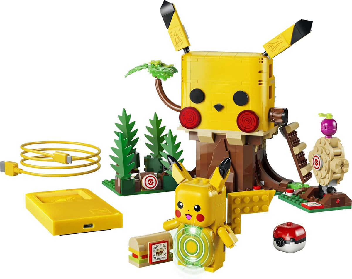 LEGO Pokémon SMART Play: Trainingshaus mit Pikachu - interaktives All-in-1 Spielset mit SMART Brick, 4 Tags, Figur und Ladegerät - Geschenkidee für Kinder ab 6 Jahren - 72164