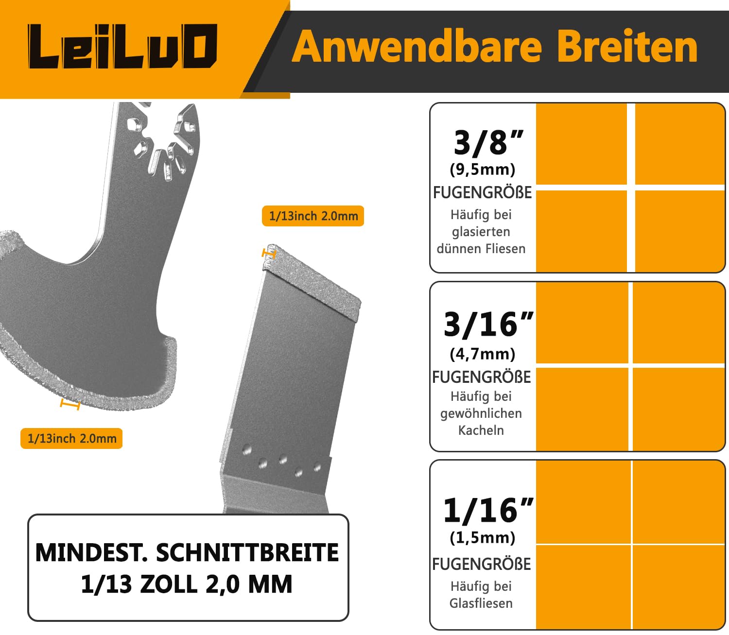 155-teiliges Oszillierendes Multitool Zubehörset Schneiden Schleifen Verfugen Universelle Oszillierende Sägeaufsätze mit Aufbewahrungstasche Kompatibel mit DeWalt Dremel Makita und Mehr