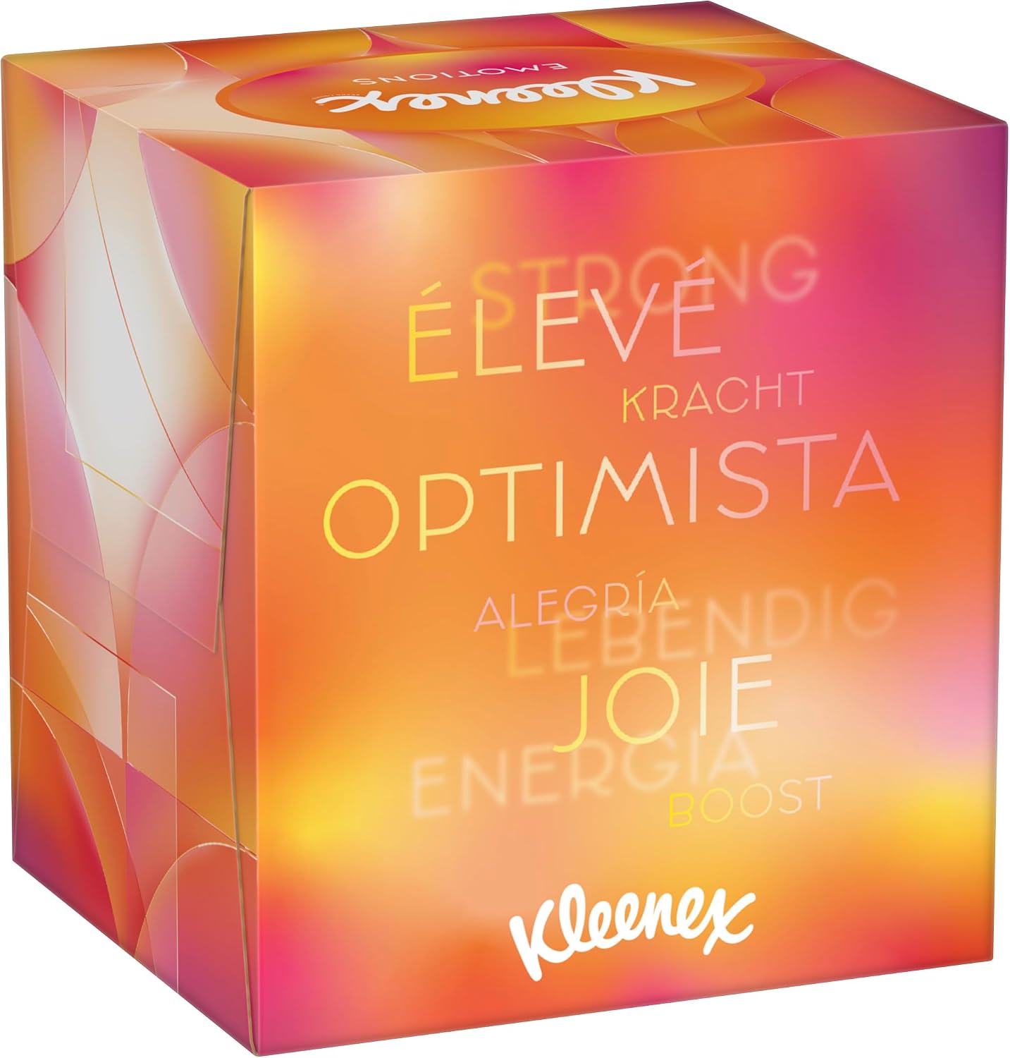 Kleenex Kosmetiktücher-Boxen, 3-lagig, Collection Würfel, 12x48 Tücher