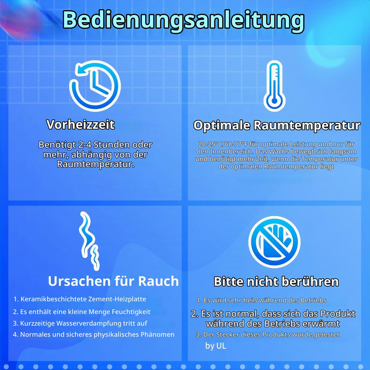 Lavalampe Große mit 17 Farbwechsel und Fernbedienung 40 cm