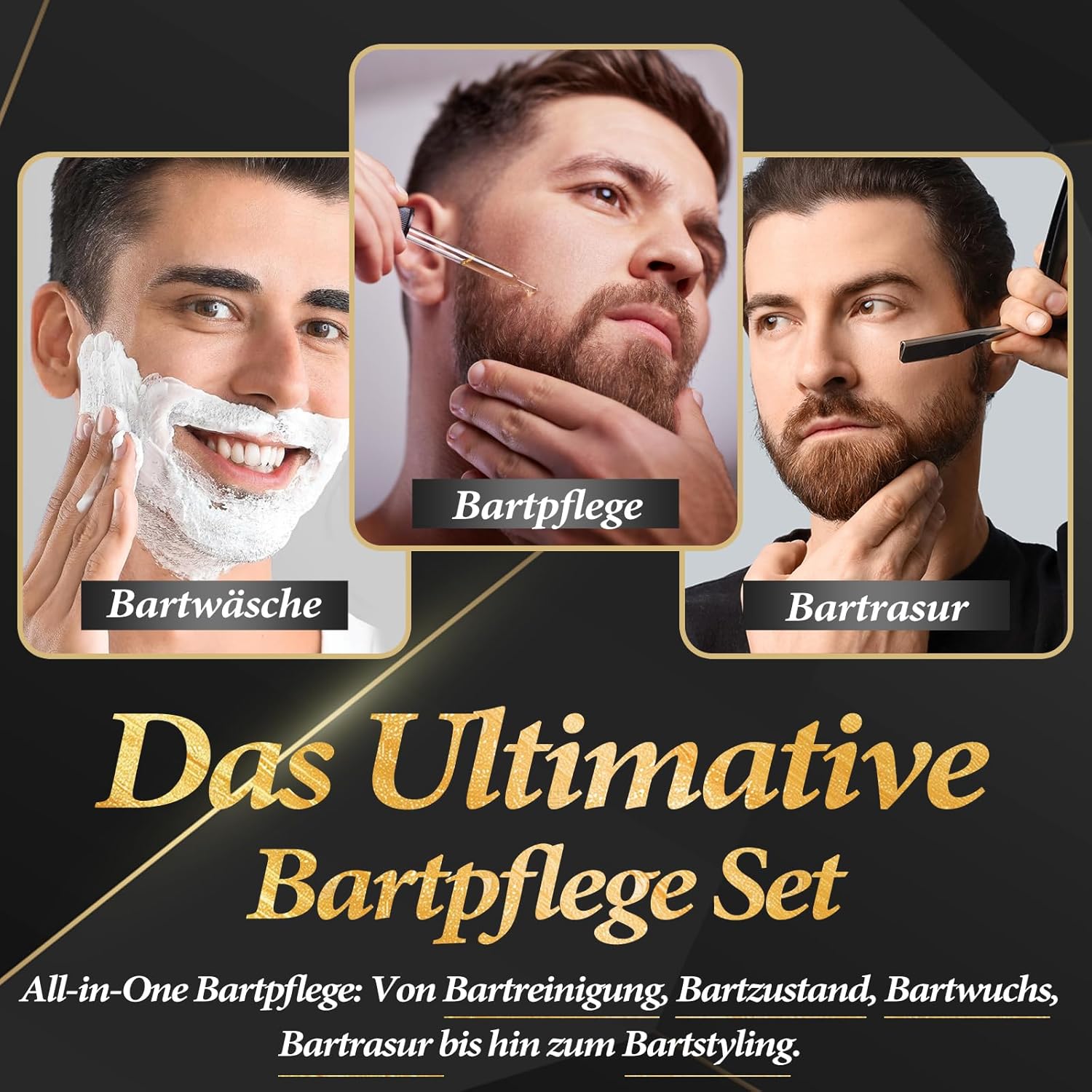 Adventskalender für Männer, Geschenkset für Männer, Bartpflegeset, Adventskalender