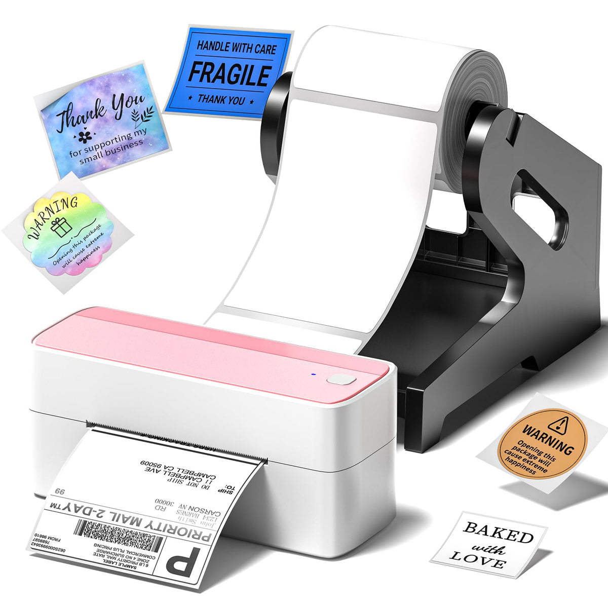 Bluetooth DHL Etikettendrucker, Label Printer - Thermodrucker