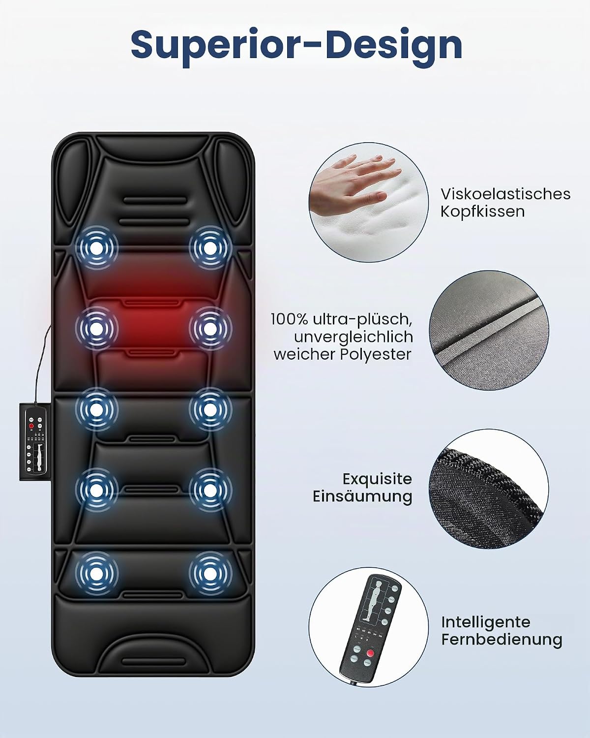 Massage Matte mit Heizung!