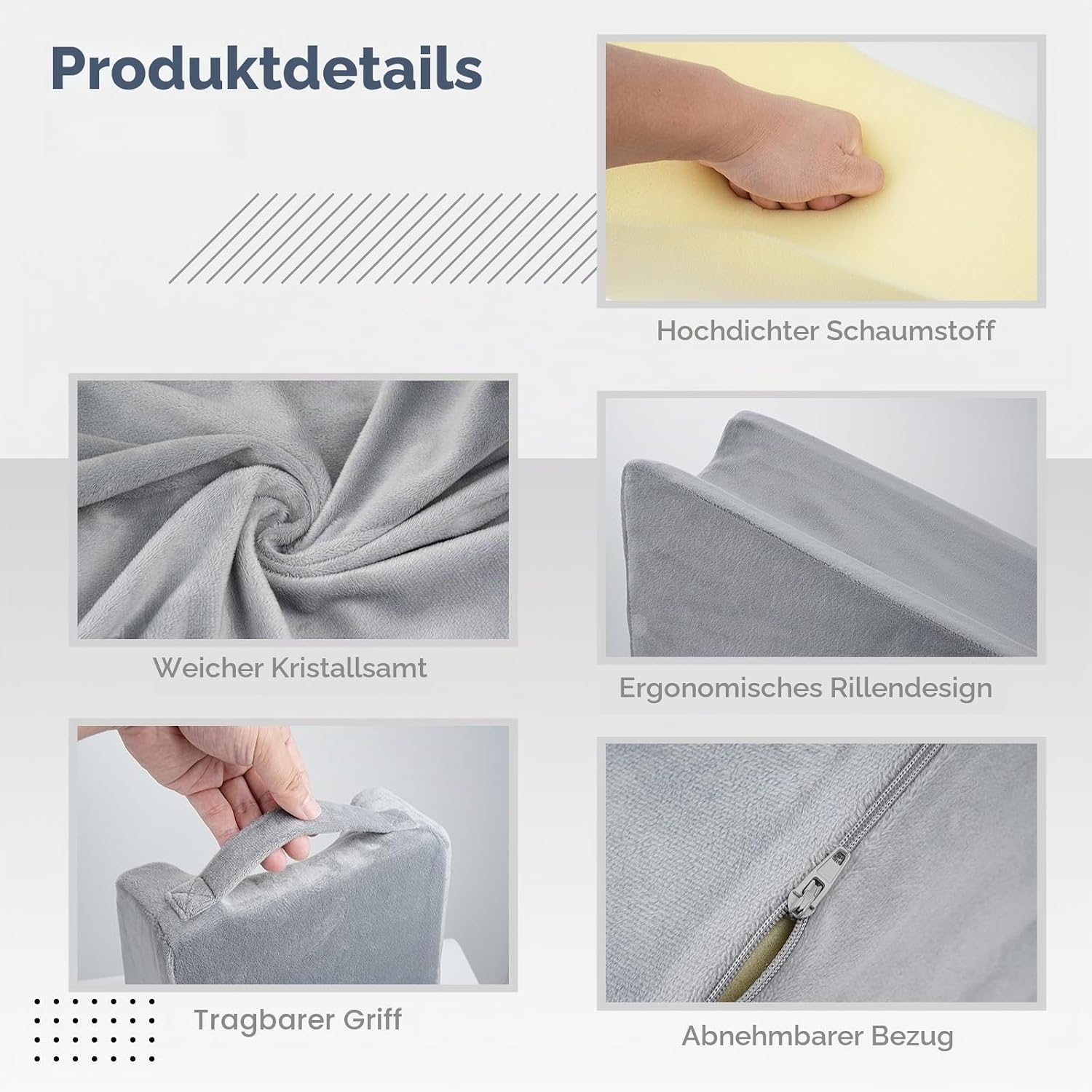 Arm Elevation Kissen Dreieck - Schwamm Ellbogen Keilkissen Schlaf Arm Unterstützung arm Kissen Armstützkissen ergonomisches Armlehnenkeilkissen zum Schlafen