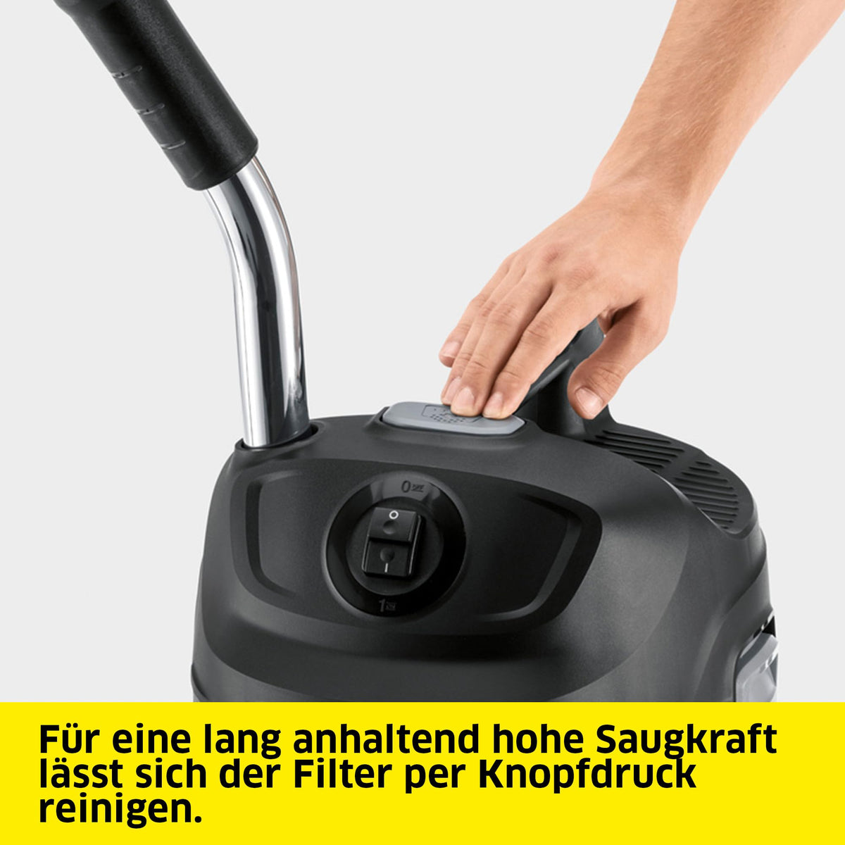 KÄRCHER Premium Aschesauger und Trockensauger Beutellos Schwarz/Silber Ideal für die Reinigung von Kaminen Pelletöfen und Grills