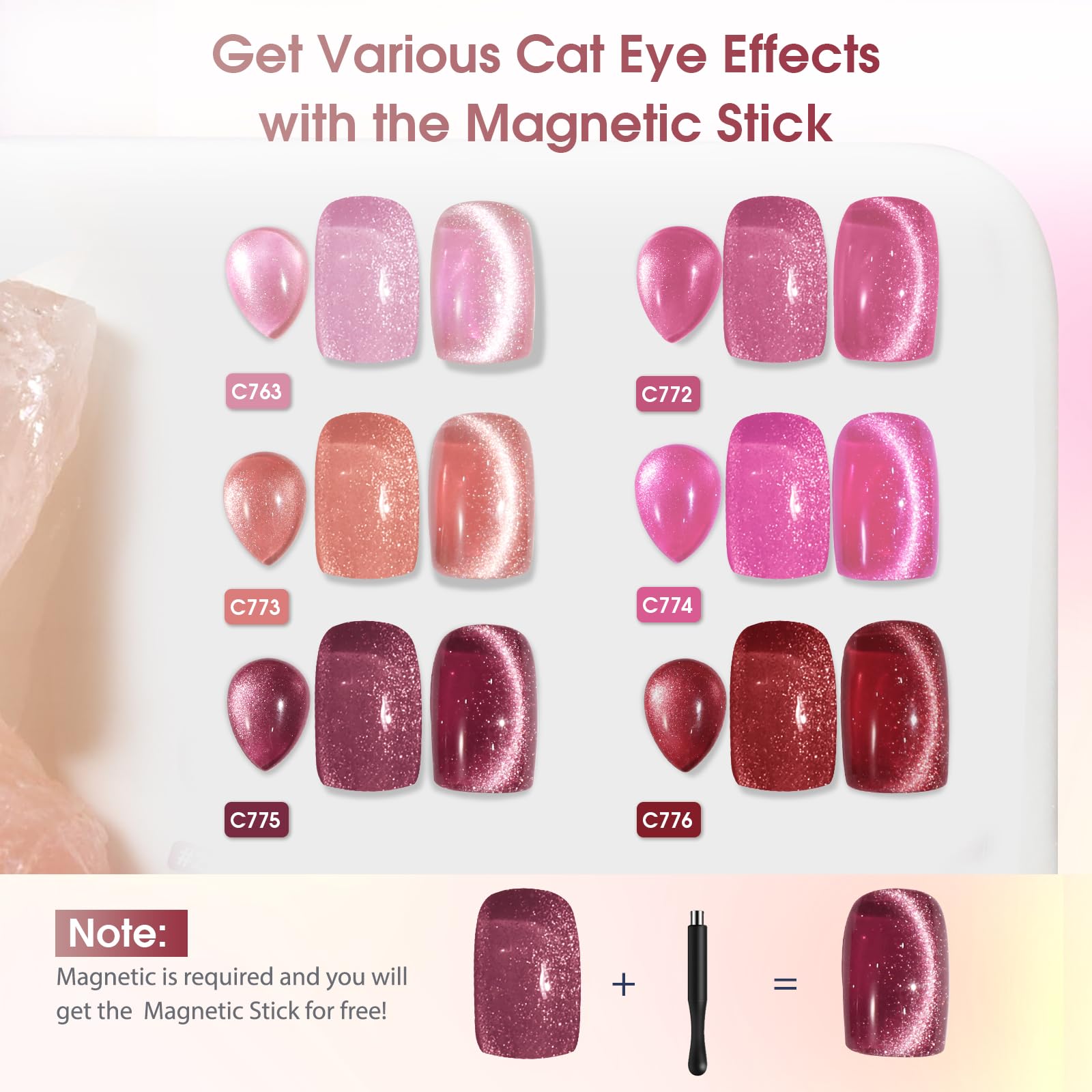UV Nagellack Thermo 6 Farben UV Gellack Farbwechsel Gel Nagellack