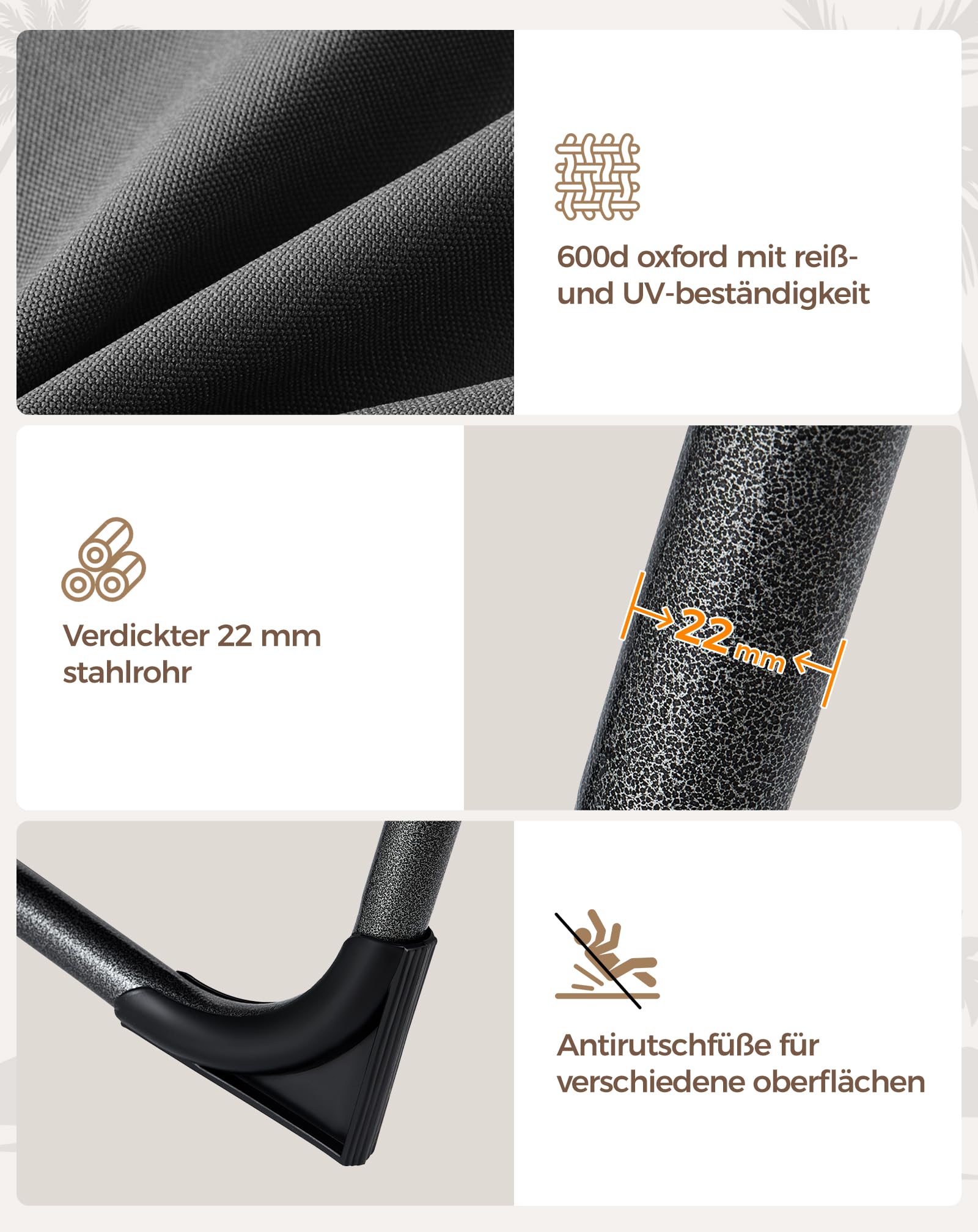 Sonnenliege Klappbar 5-Verstellbare, bis 180 kg, 2er Set, Blau | Gartenliege Klappbar, mit Kopfstütze & Seitentasche, Sonnenliege Wetterfest, Strandliege für Garten Terrasse Pool Camping