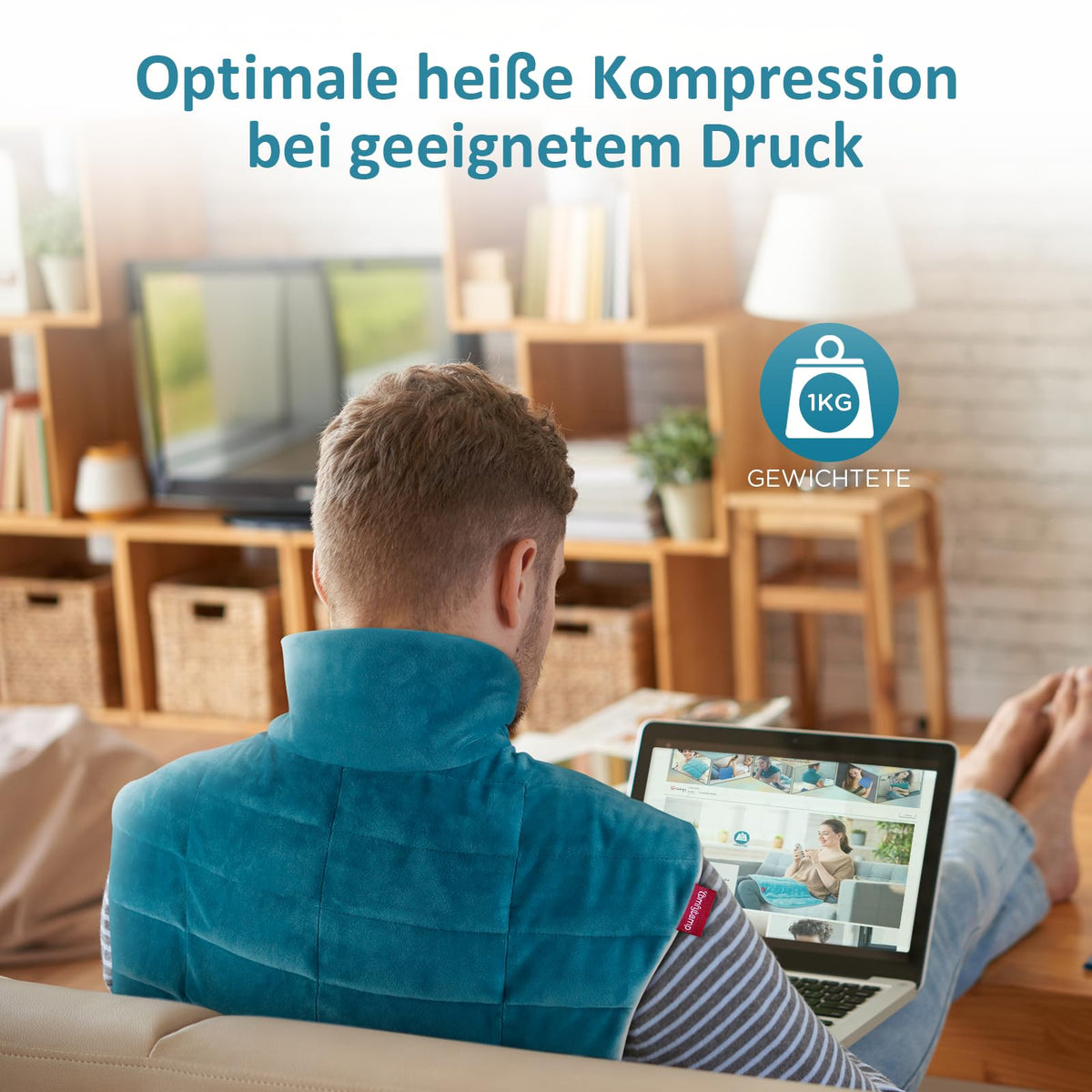 Heizkissen für Nacken Schulter mit 9 Wärmestufen Wärmekissen pad