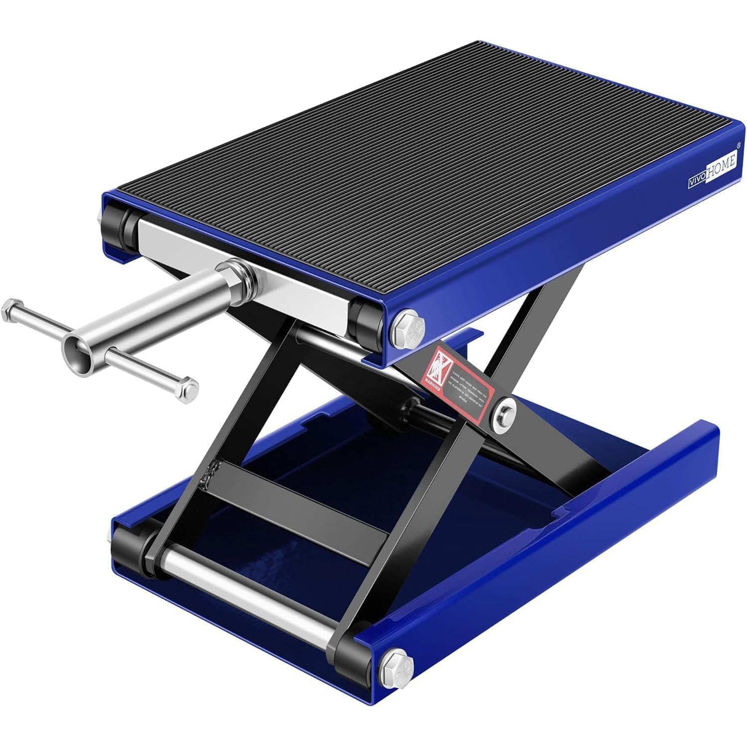 Motorrad Lift 500 kg Stahl-Schereheber mit breitem Deck und Kurbel für Motorräder Off-Road-Fahrzeuge Schmutzfahrräder