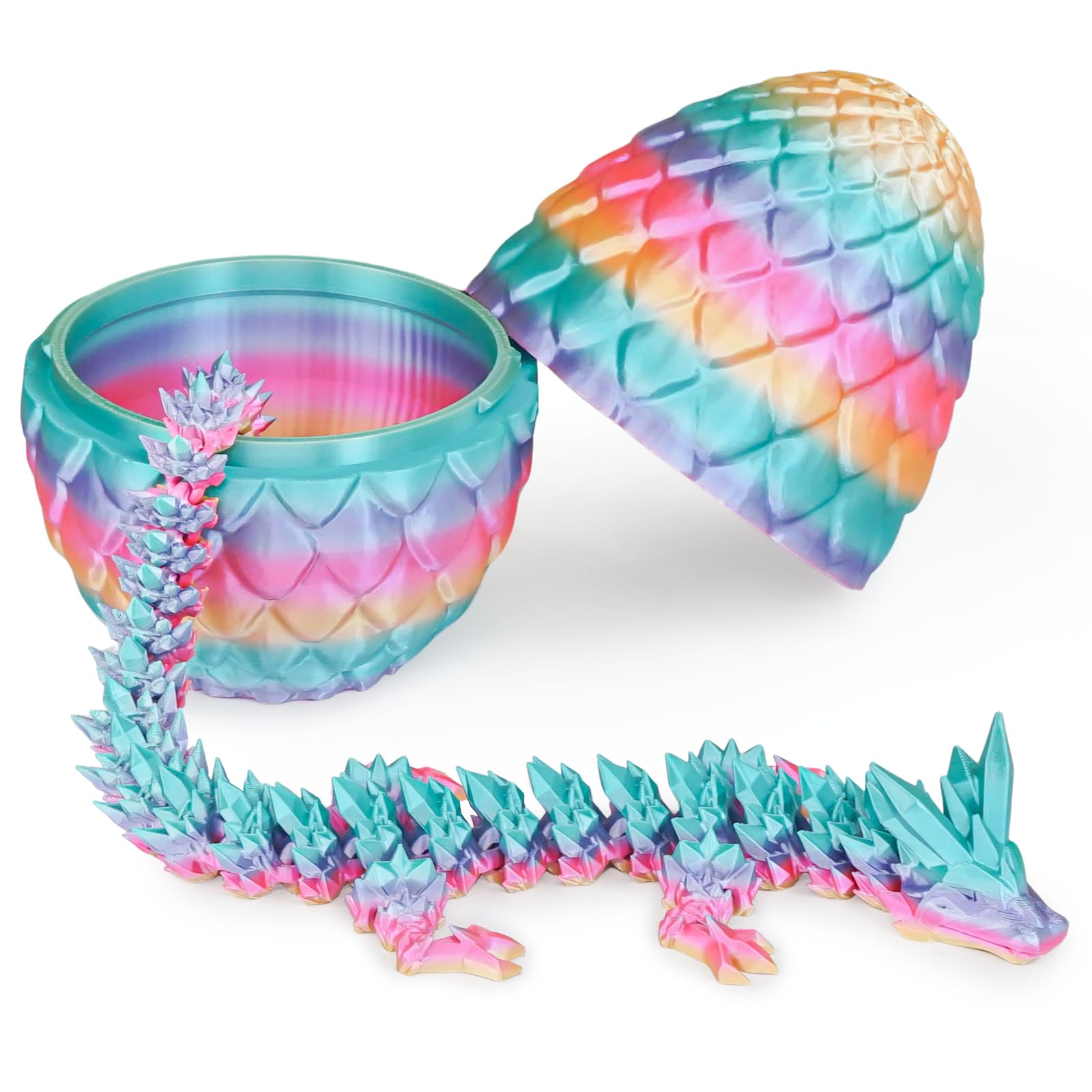 Überraschungseier - Drachenei mit Drachen im Inneren, Geschenke für Kinder und Erwachsene, 3D-gedrucktes Fidget-Spielzeug, perfekt für Weihnachten, Ostern, Geburtstage, Dekoration, Stressabbau