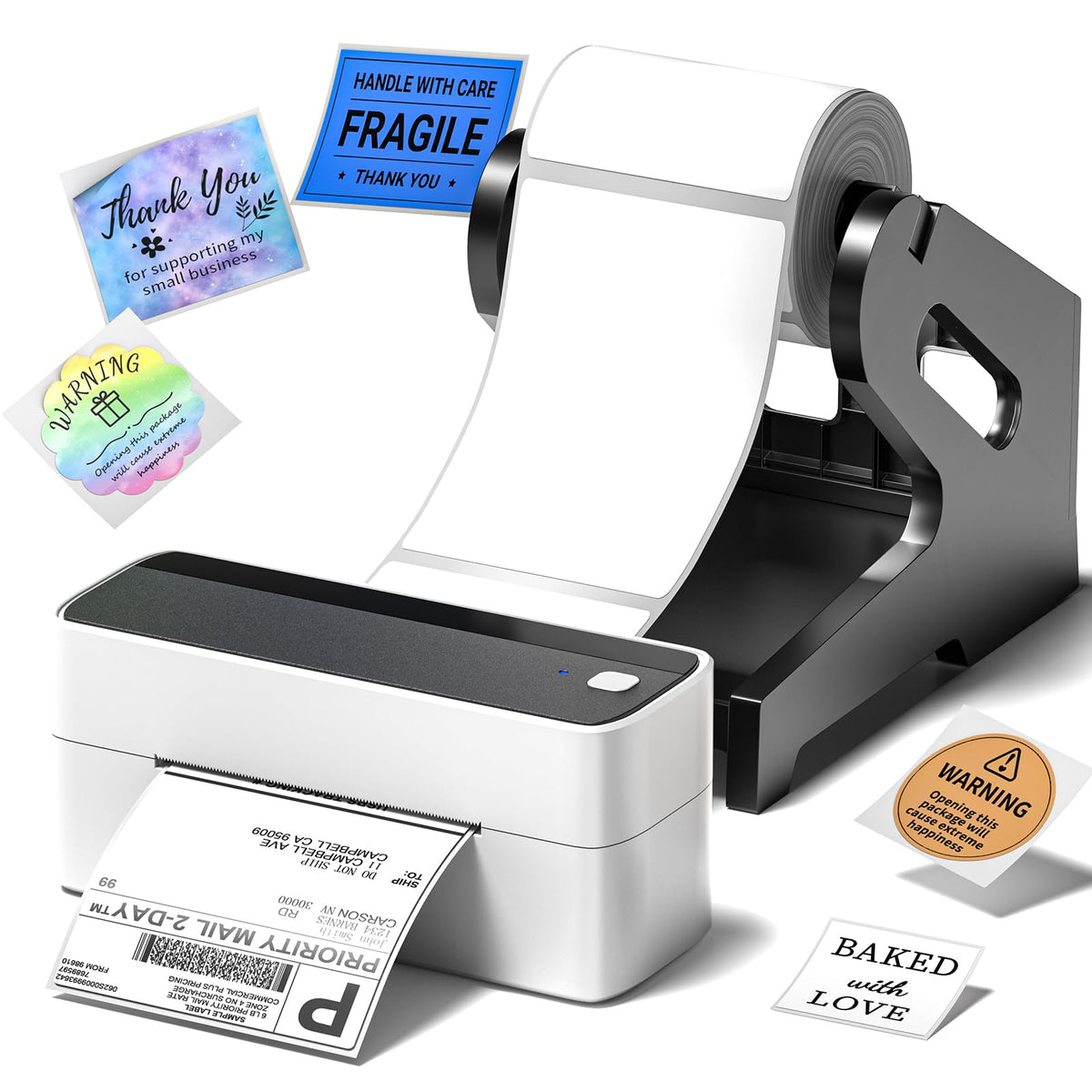 Bluetooth DHL Etikettendrucker, Label Printer - Thermodrucker
