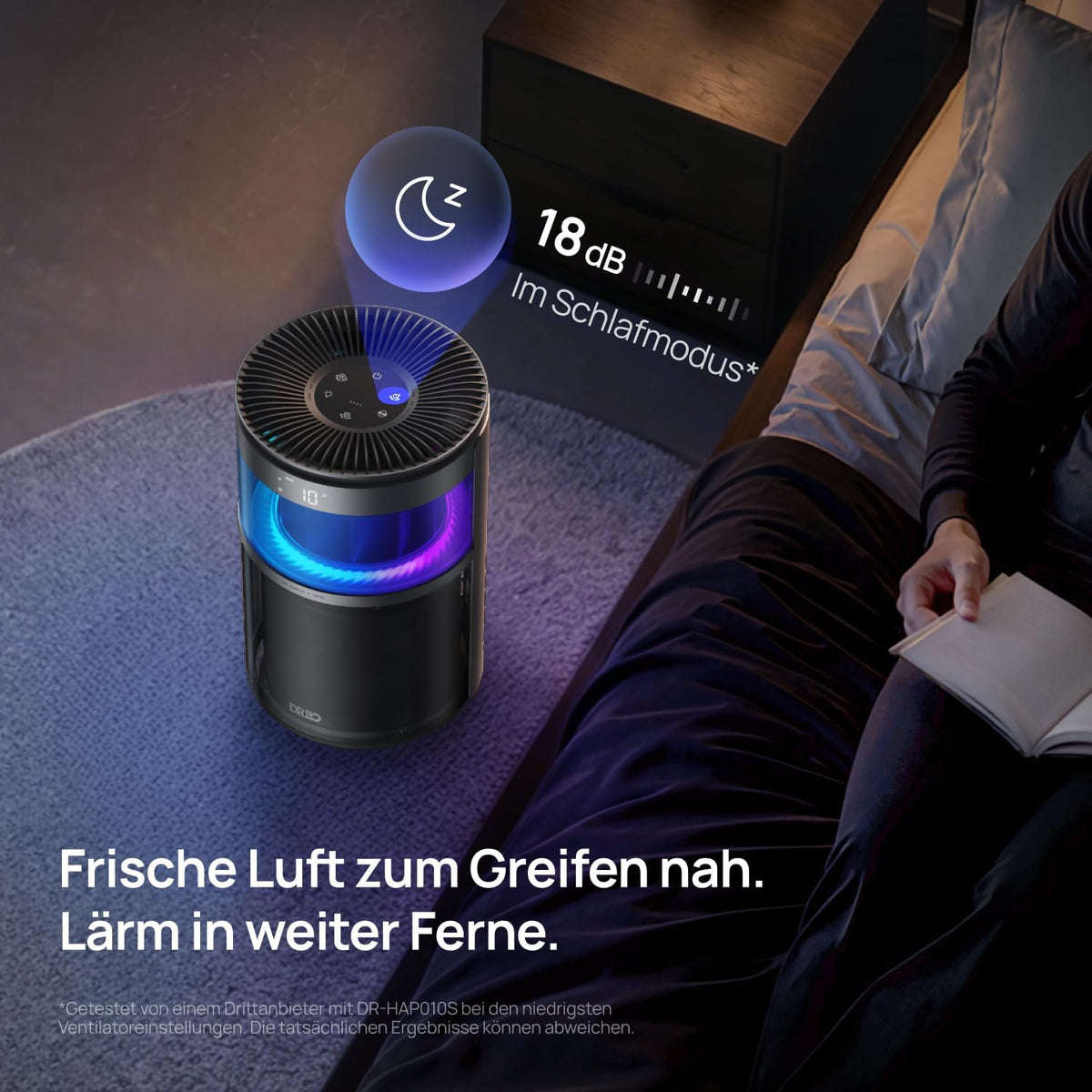 Smart Luftreiniger 530S für Schlafzimmer, CADR 221 m³/h