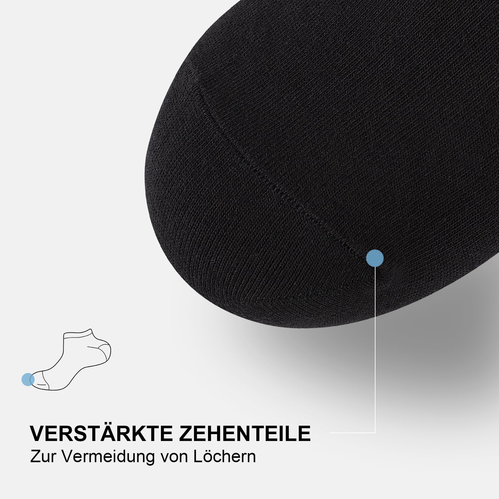 Sneaker Socken Herren Damen 10 Paar Kurzsocken Baumwolle
