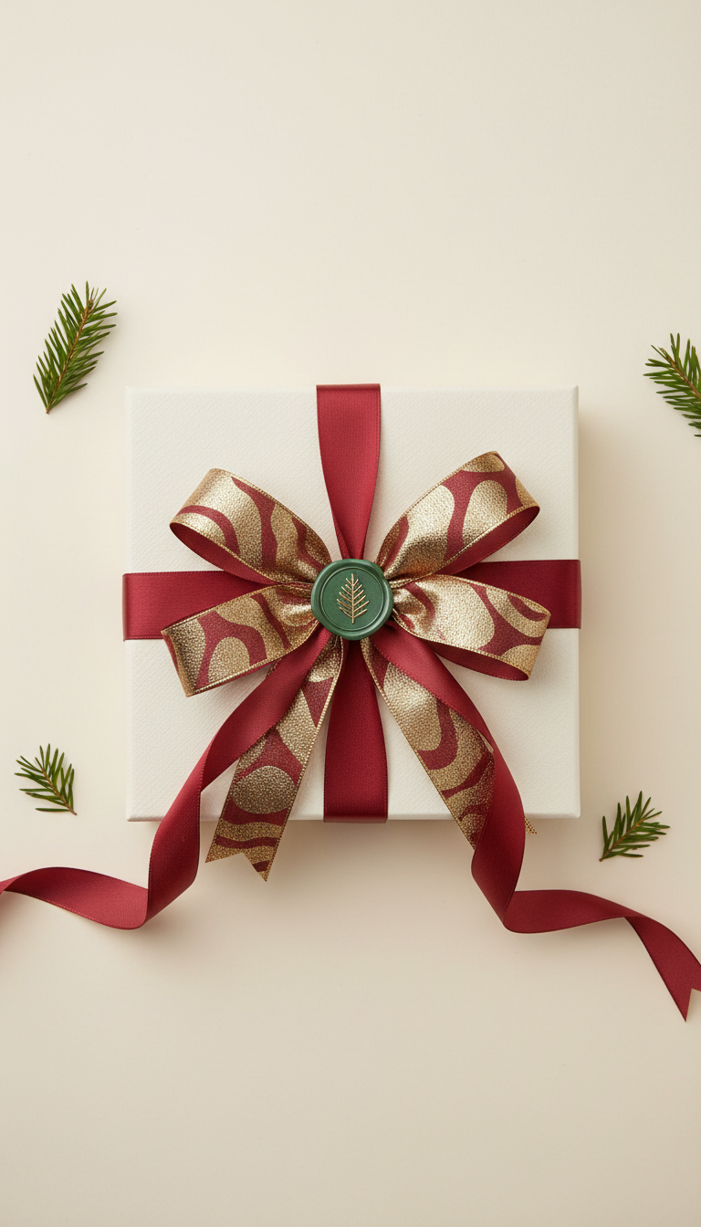 Wintertraum-Box in Creme für Unternehmen
