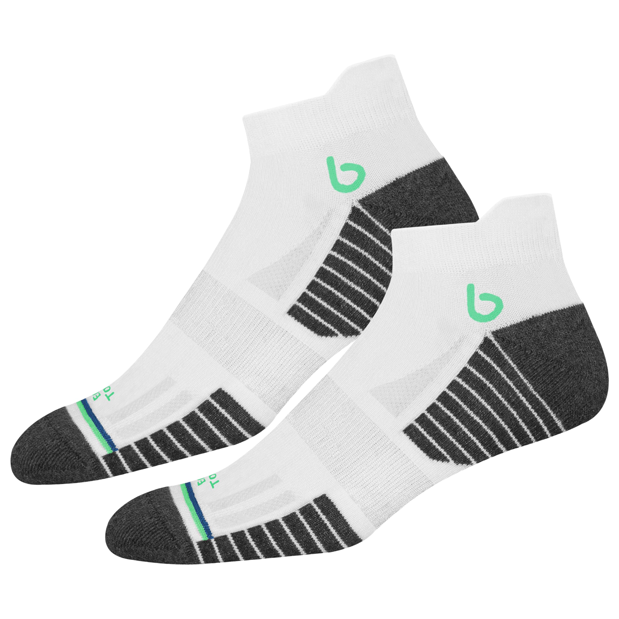 BAMBOS Sneaker Socken Ultraweich Bambus Herren Damen Kurz Sportsocken Laufsocken, 3/6 Paare