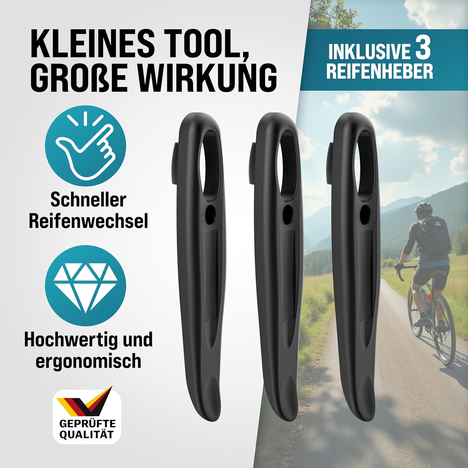 Fahrradmontageständer 30 kg mit Drehmomentschlüssel 1/4 Zoll Set Profi klappbar Tragetasche Reifenheber 1-25 Nm Bitset Transportbox