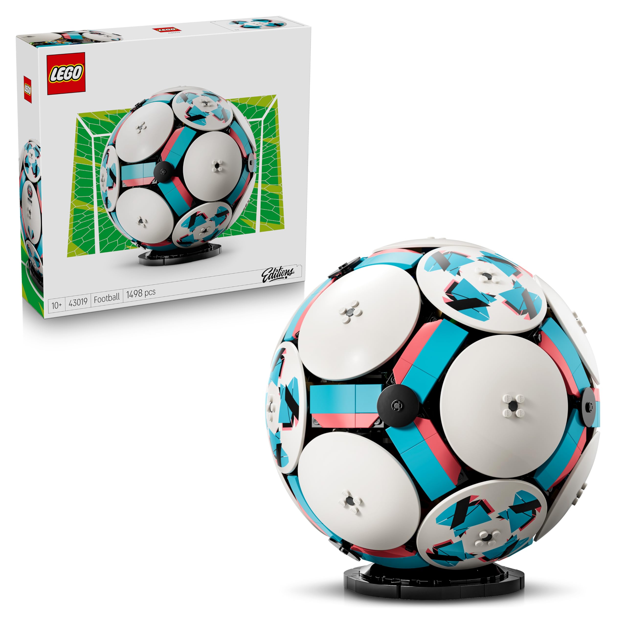 LEGO Editions Fußball Spielzeug - 3D Modellbau mit interaktivem Miniaturstadion - Geburtstagsgeschenk für Jungen & Mädchen ab 10 Jahren sowie Erwachsene Sportfans