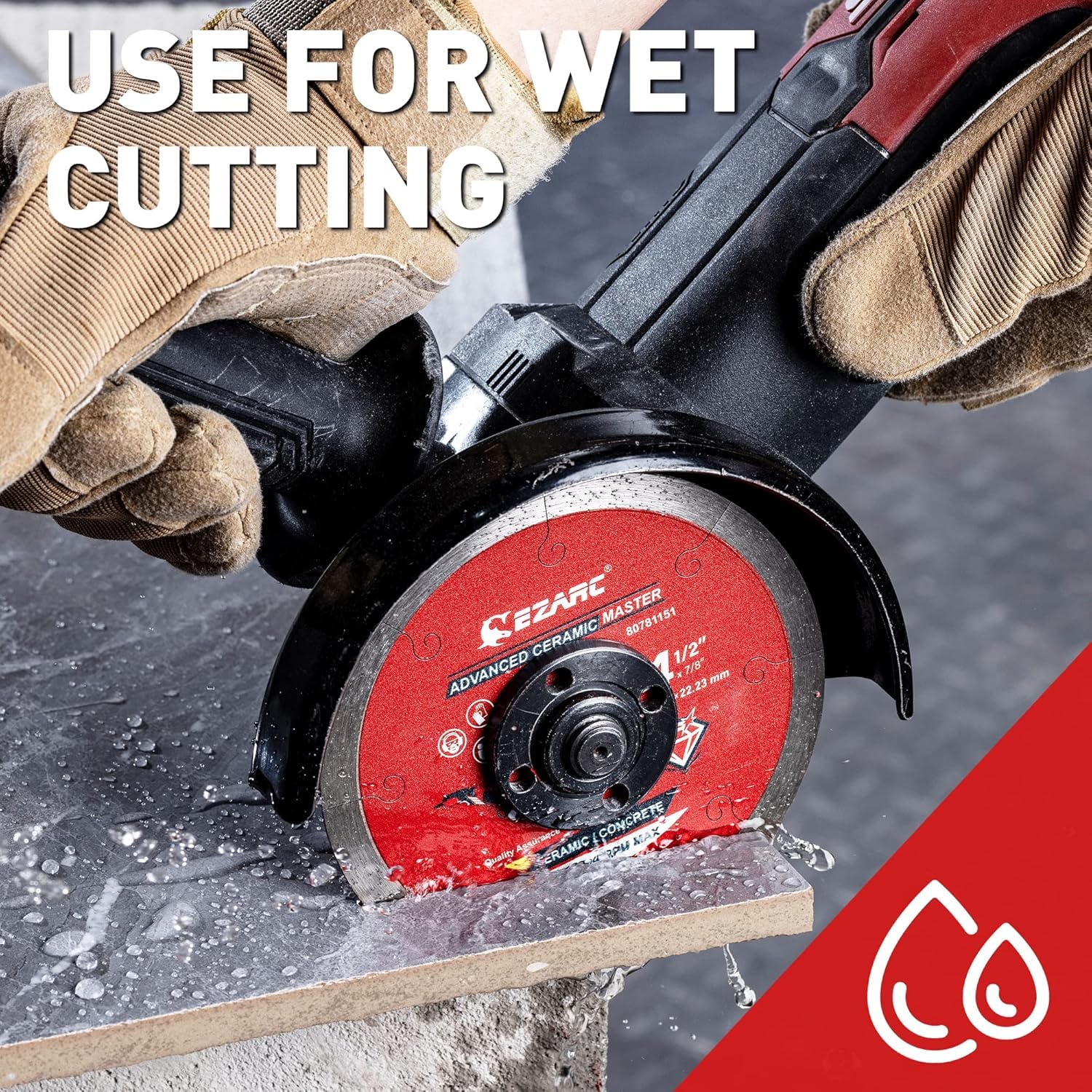 Diamantschneidscheiben 125mm Extra Thin Diamond Disc Cutting Disc für Fliesen Keramik Marmor Nass oder Trockenschnitt