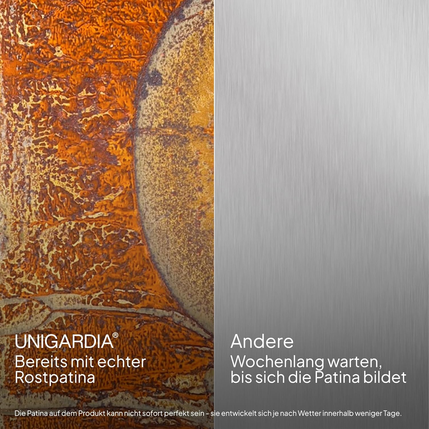 Flexible Rasenkante aus Metall - Garten Metall Beeteinfassung - Beetbegrenzung Einfach einschlagen, 1 Paar Montagehandschuhe inklusive