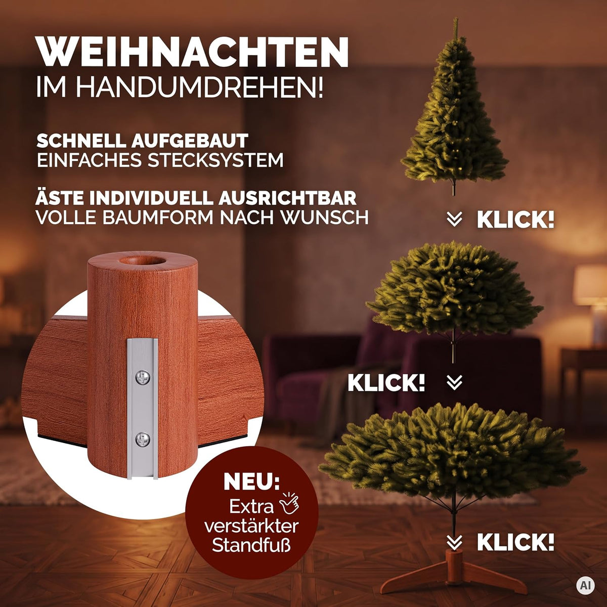 Premium Weihnachtsbaum Künstlich