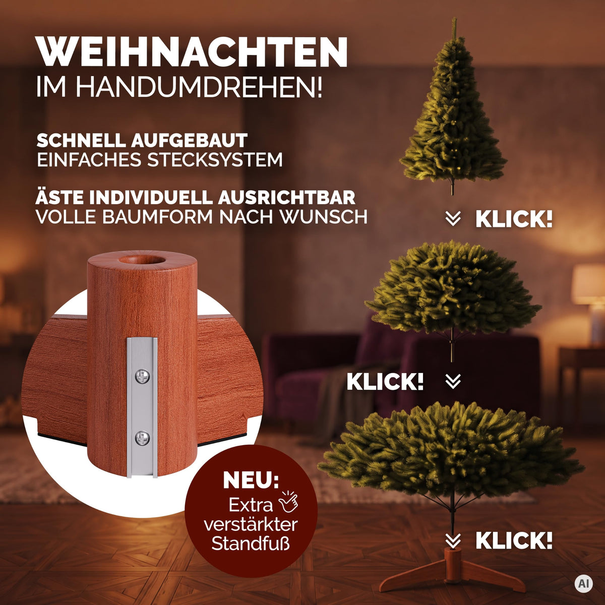 Premium Weihnachtsbaum Künstlich