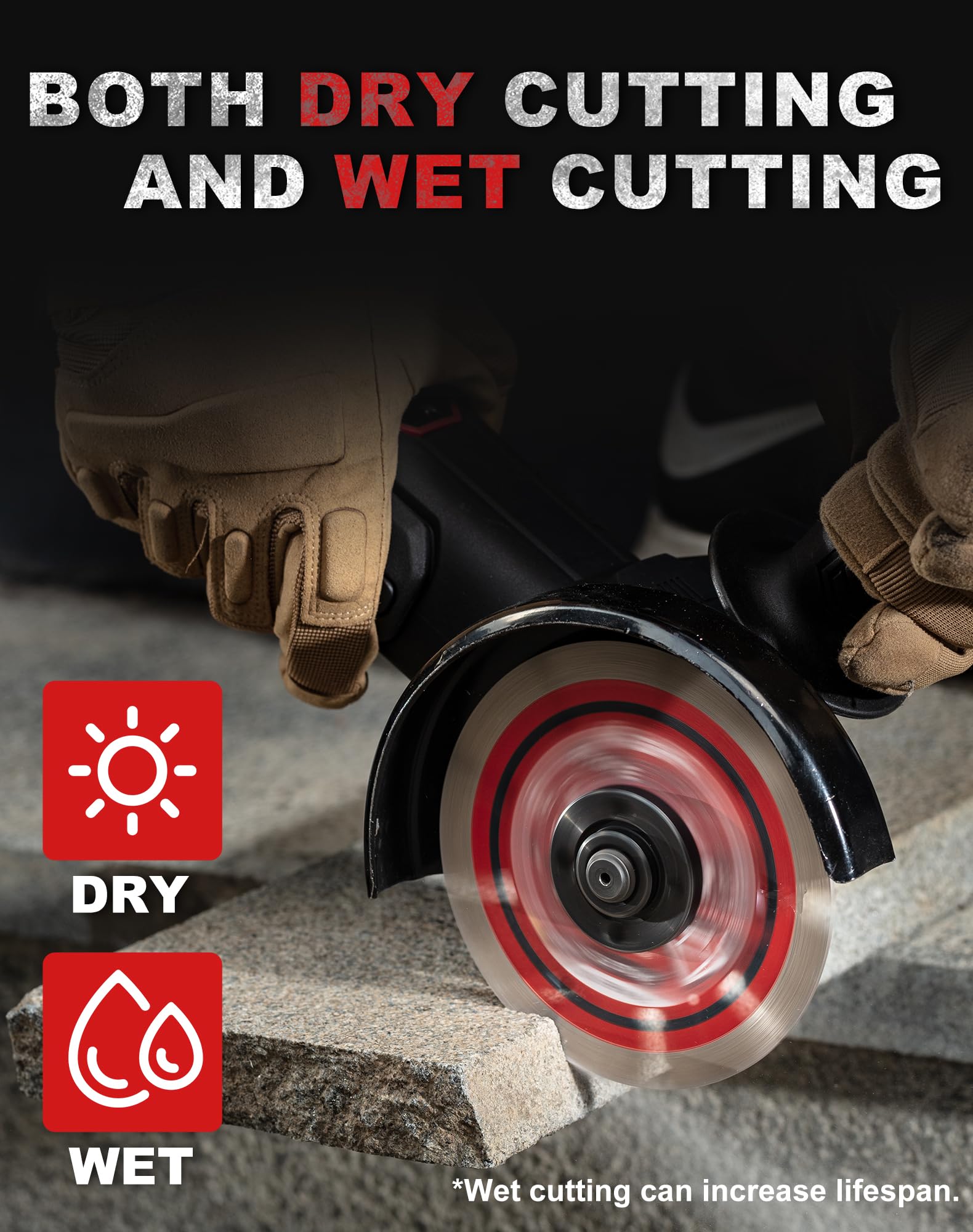 Diamantschneidscheiben 125mm Extra Thin Diamond Disc Cutting Disc für Fliesen Keramik Marmor Nass oder Trockenschnitt