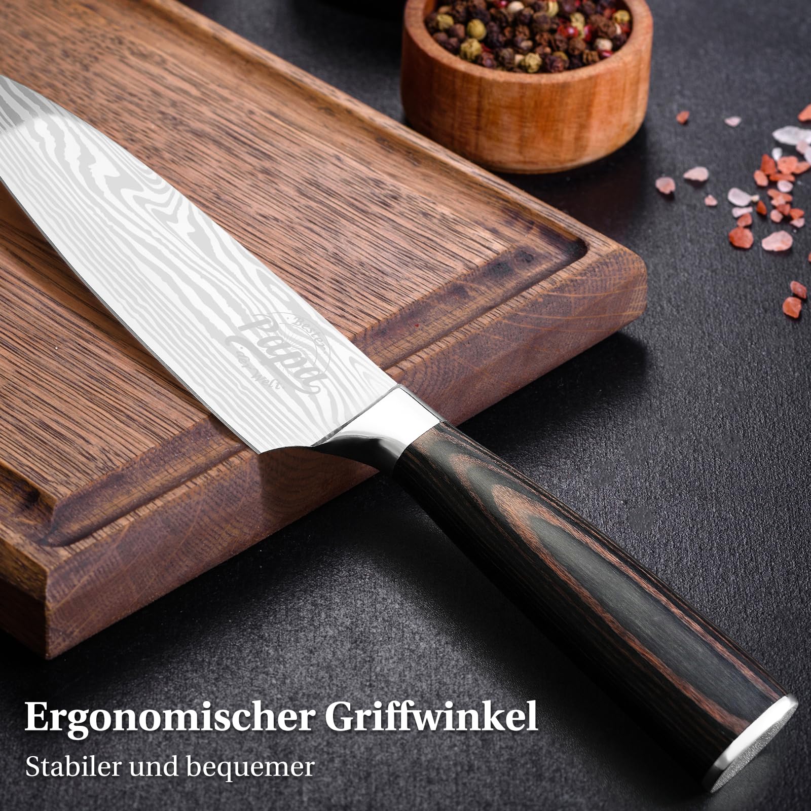 Geschenke für Männer, Küchenmesser Vater Geschenk Weihnachten, Kochmesser, Geburtstagsgeschenk für Papa, Männer Geschenk für ihn, Weihnachtsgeschenke
