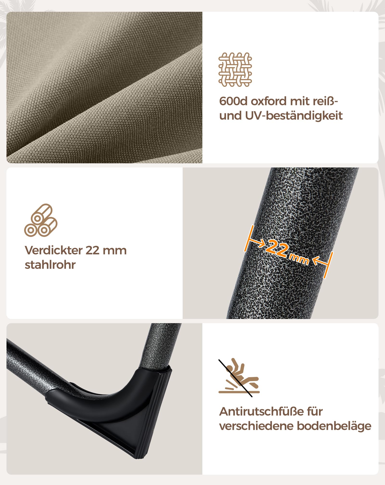 Sonnenliege Klappbar 5-Verstellbare, bis 180 kg, 2er Set, Blau | Gartenliege Klappbar, mit Kopfstütze & Seitentasche, Sonnenliege Wetterfest, Strandliege für Garten Terrasse Pool Camping