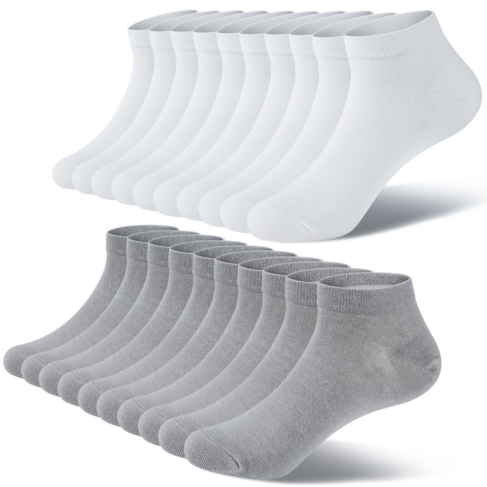 Sneaker Socken Herren Damen 10 Paar Kurzsocken Baumwolle