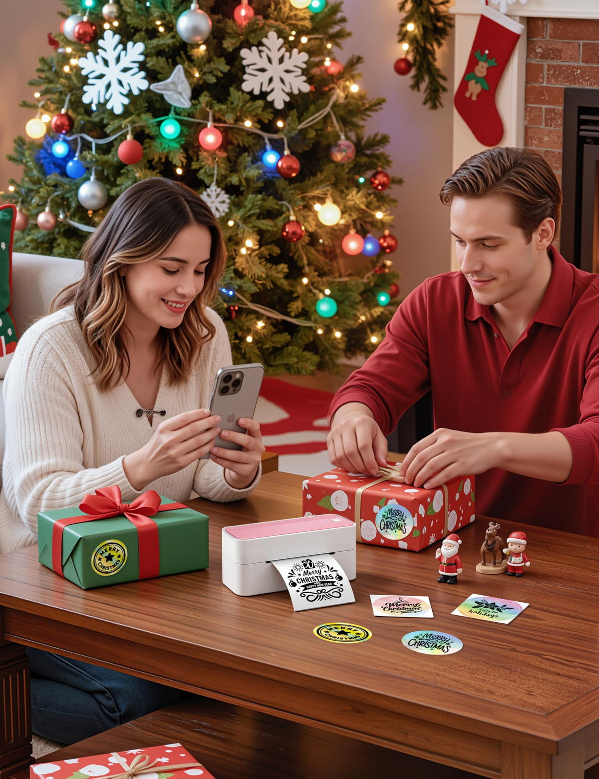 Bluetooth DHL Etikettendrucker, Label Printer - Thermodrucker