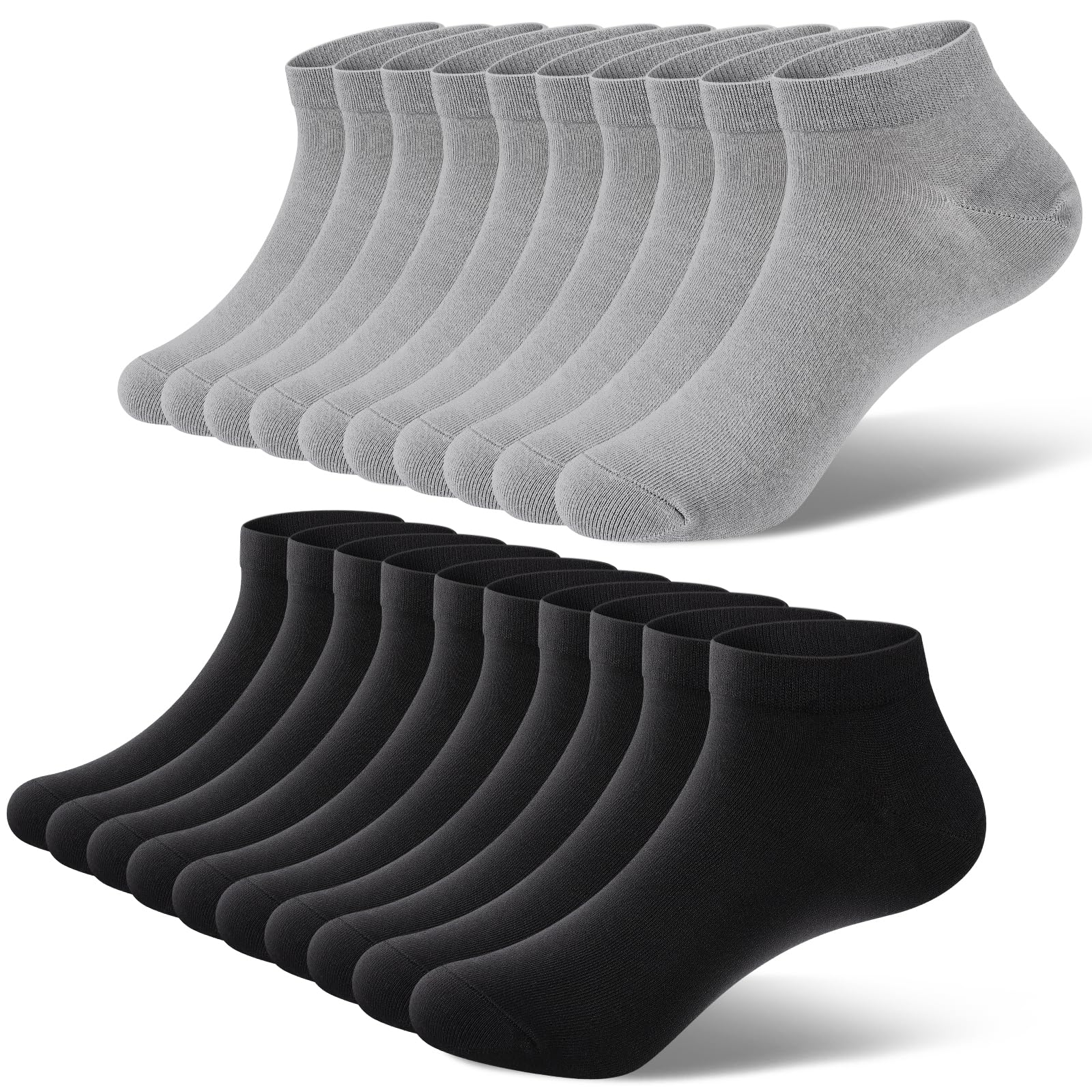 Sneaker Socken Herren Damen 10 Paar Kurzsocken Baumwolle