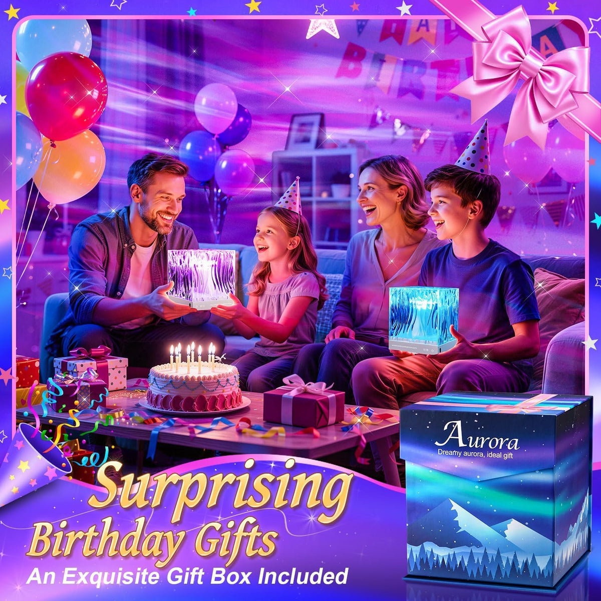 Sternenhimmel Projektor 18 Color Geschenke für Frauen mit Geschenkbox