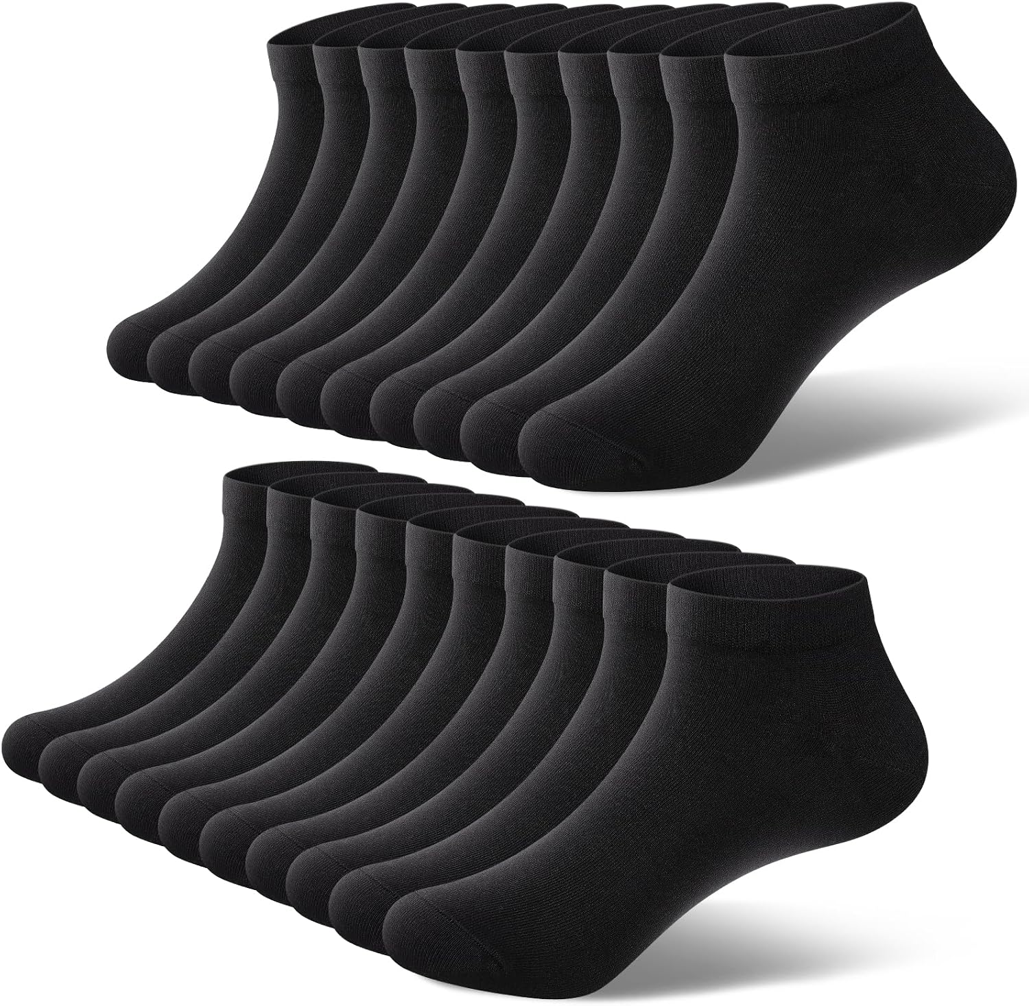 Sneaker Socken Herren Damen 10 Paar Kurzsocken Baumwolle