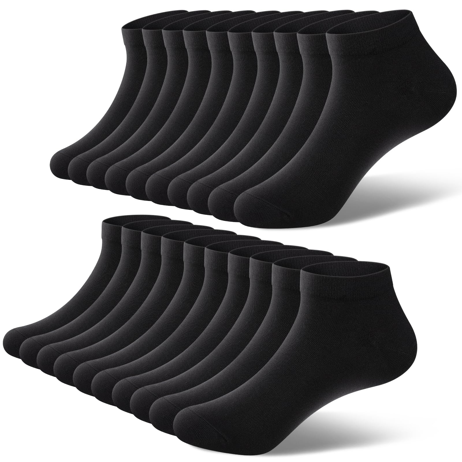 Sneaker Socken Herren Damen 10 Paar Kurzsocken Baumwolle