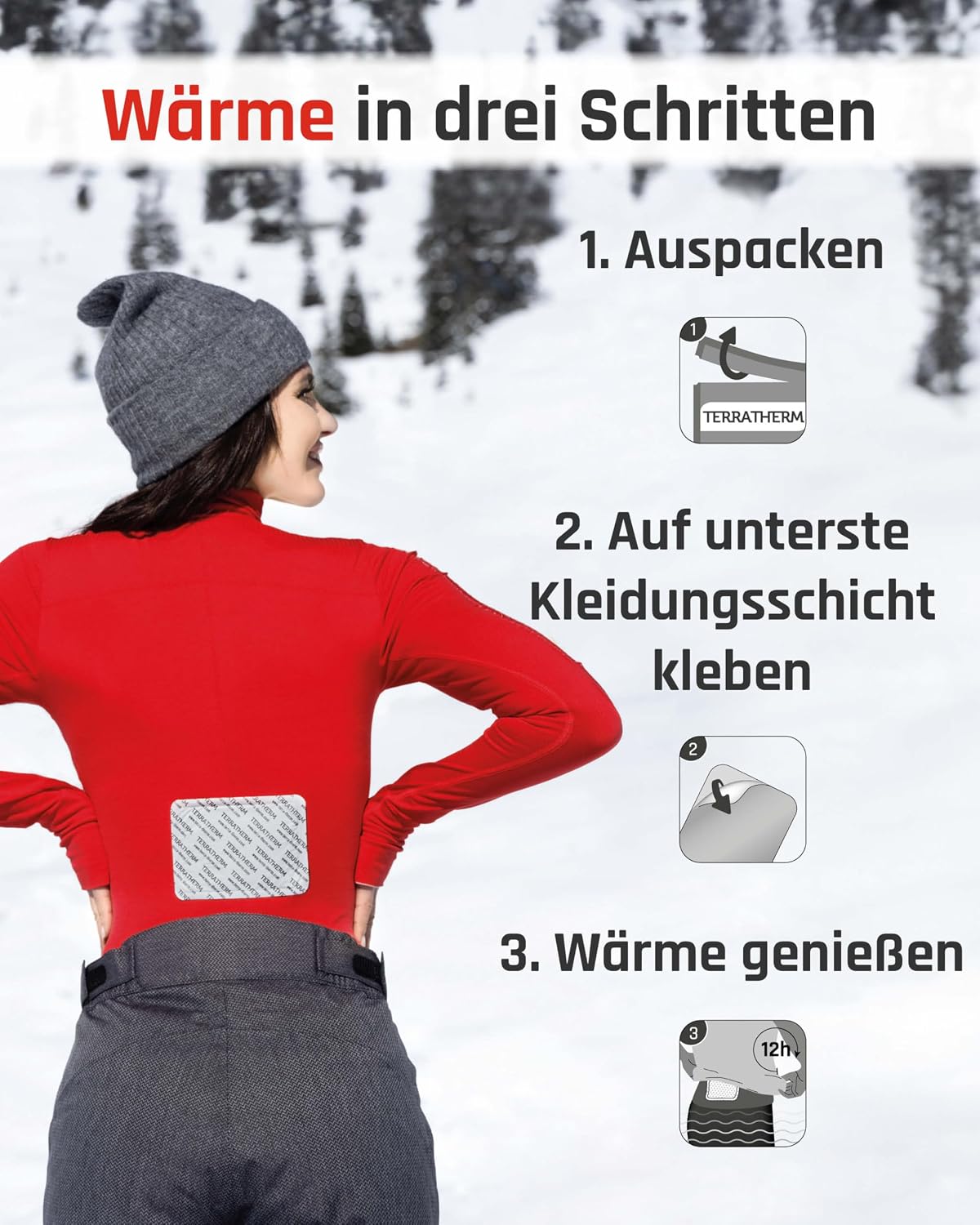 TerraTherm Wärmepflaster Rücken, Nacken und Schulter