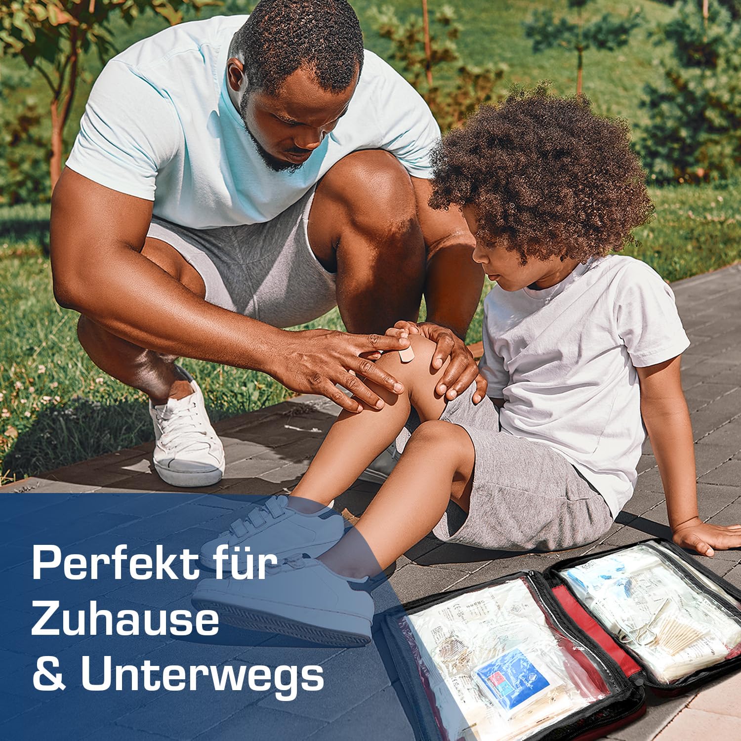 Active Era Premium Erste-Hilfe-Kit - 120-teilige Erste-Hilfe-Kit - Notfallausrüstung einschließlich Kühlpackungen, Pflaster, Rettungsdecke für zu Hause, Reisen oder als Erste-Hilfe-Kit im Freien - ISO 13485