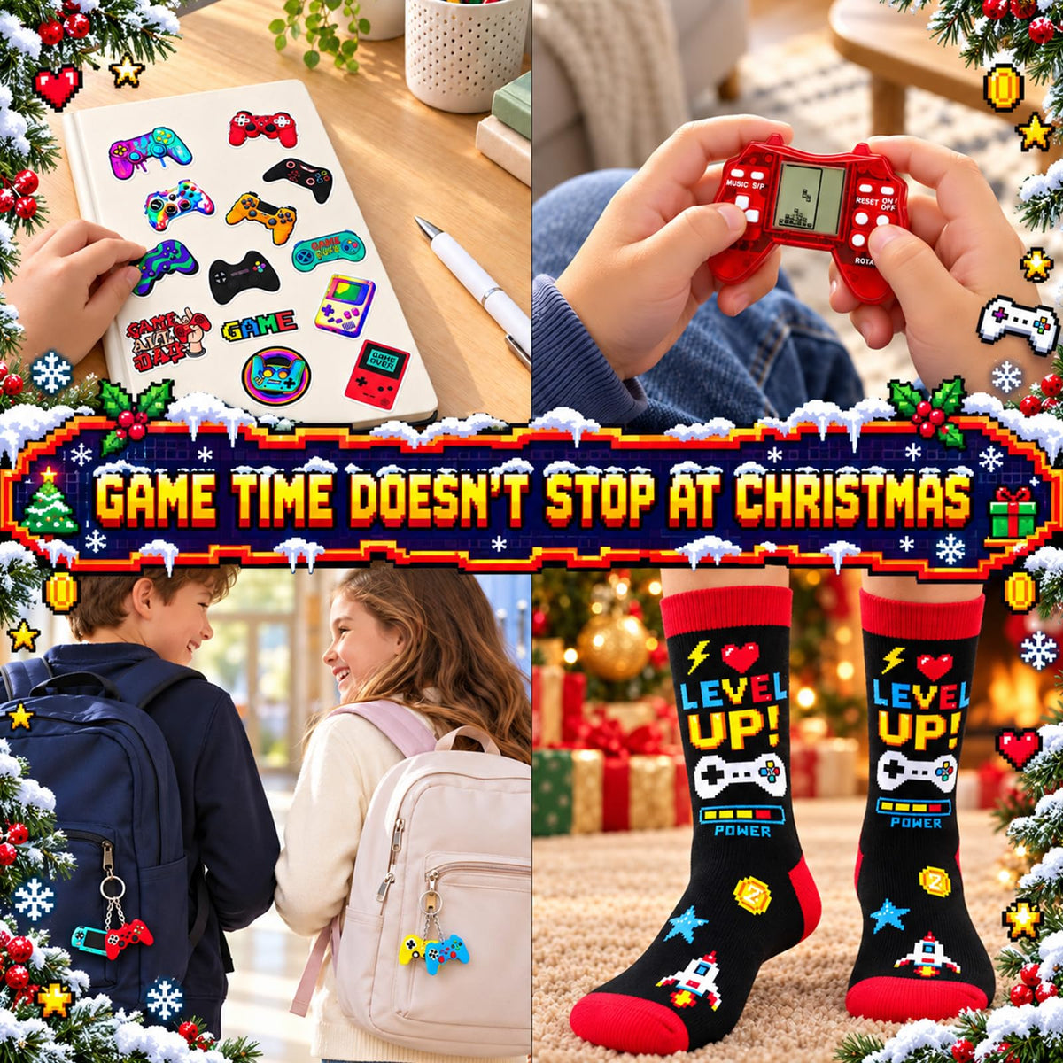Gaming Adventskalender 2026 Teenager mit Umfangreiches Gamer Geschenkset