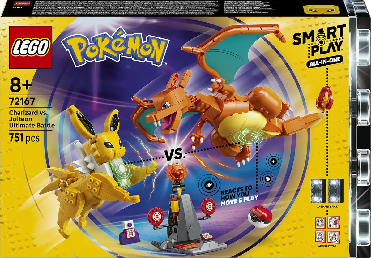 LEGO Pokémon SMART Play Ultimativer Showdown zwischen Glurak & Blitza 72167