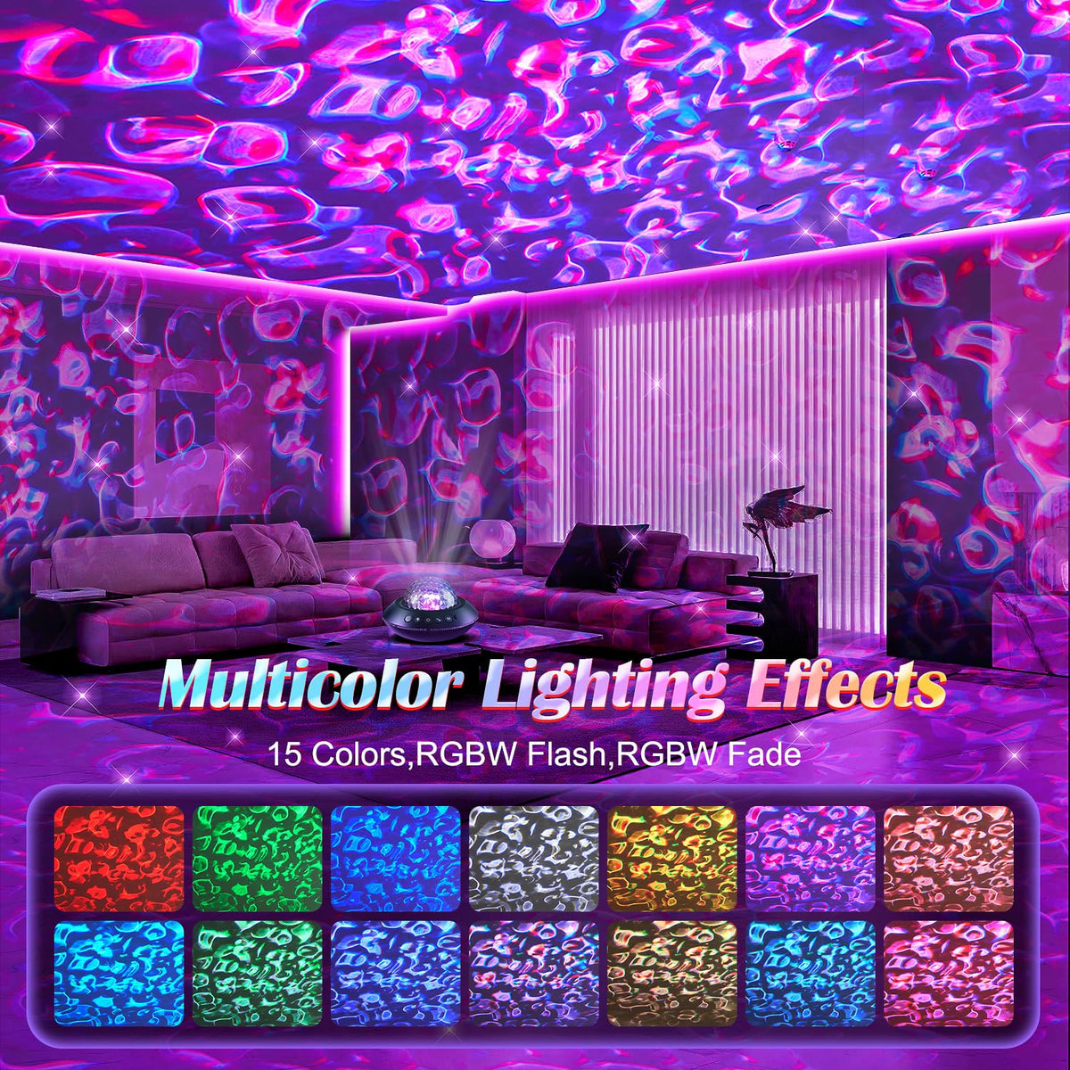 Sternenhimmel Projektor Galaxy Projector Geschenke Nachttischlampe
