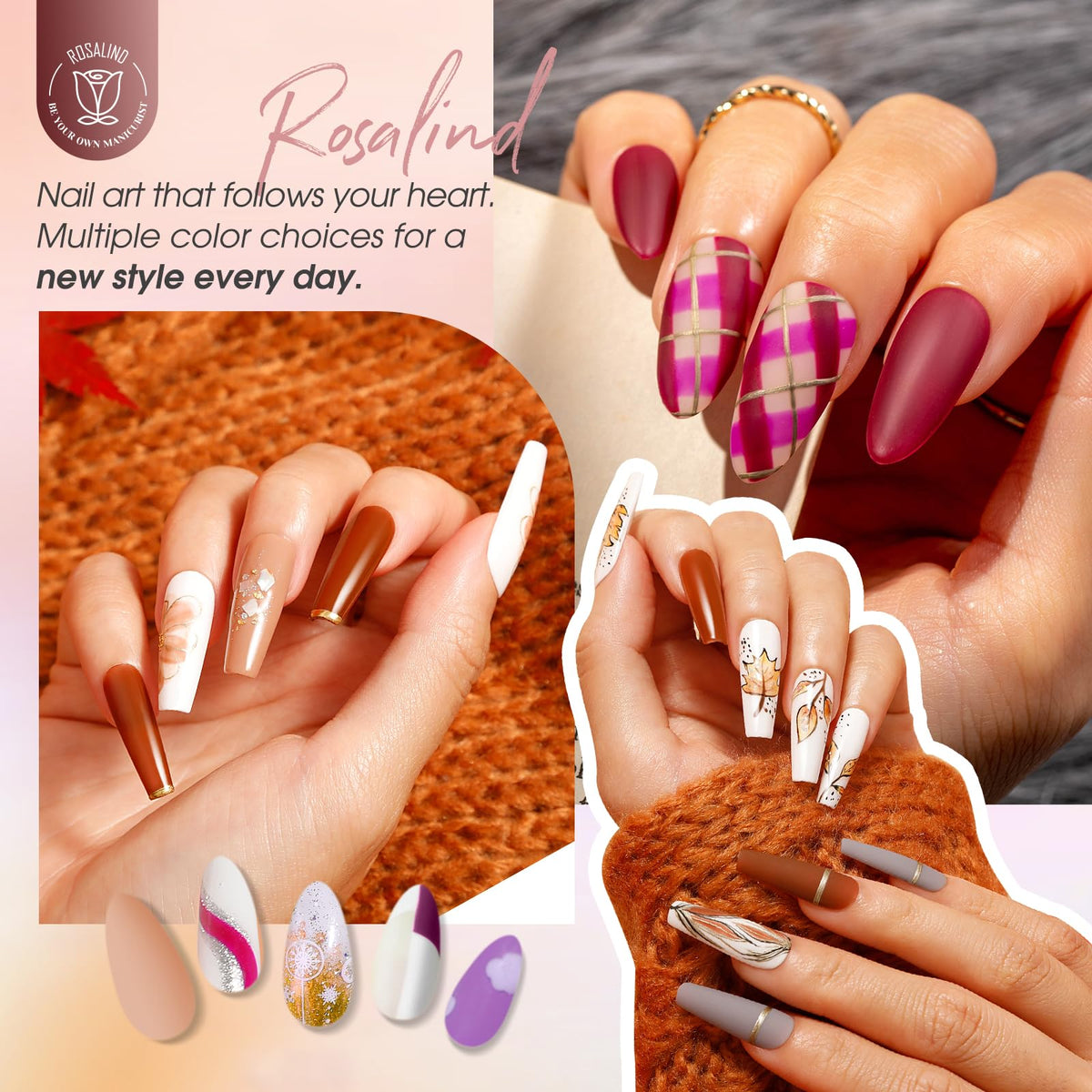 UV Nagellack Set Weiß Rosa Violett Rot Grün Blau Gel