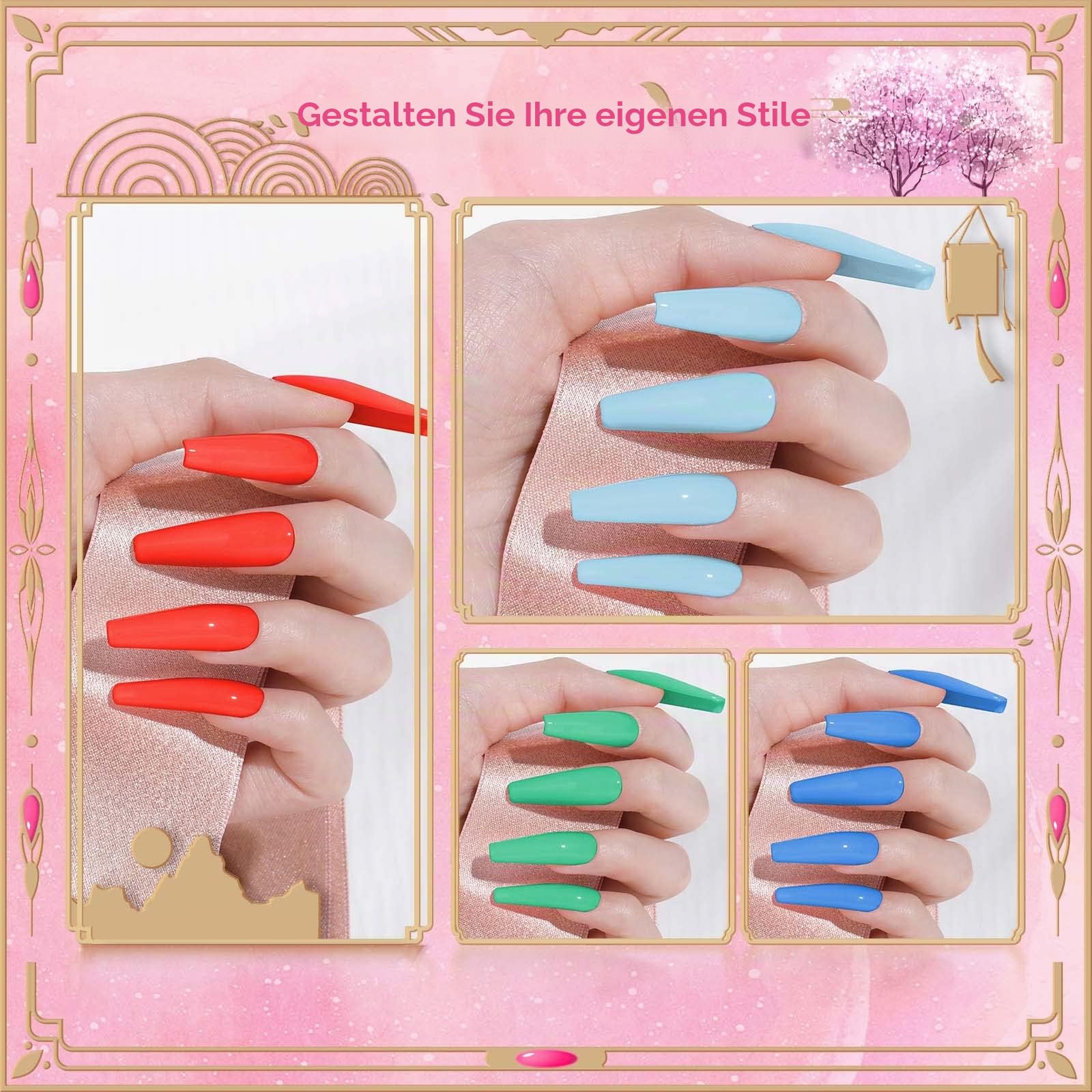 UV Nagellack Thermo 6 Farben UV Gellack Farbwechsel Gel Nagellack