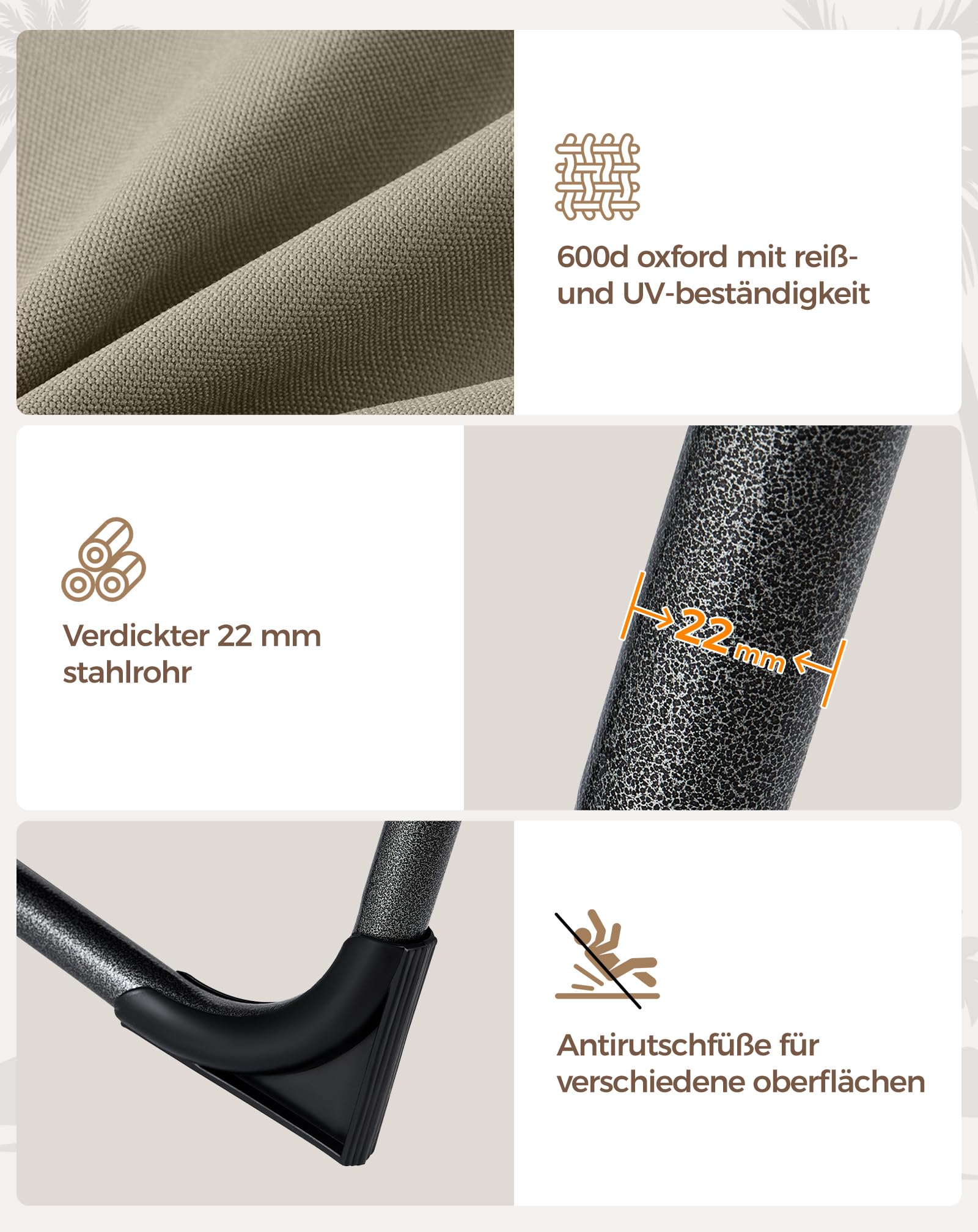 Sonnenliege Klappbar 5-Verstellbare, bis 180 kg, 2er Set, Blau | Gartenliege Klappbar, mit Kopfstütze & Seitentasche, Sonnenliege Wetterfest, Strandliege für Garten Terrasse Pool Camping