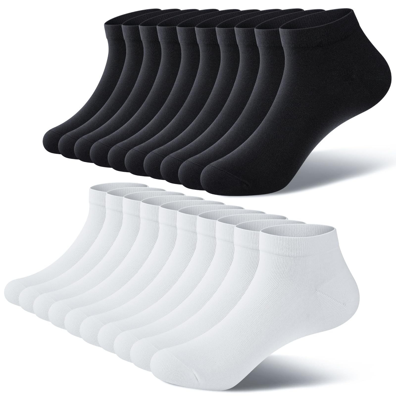 Sneaker Socken Herren Damen 10 Paar Kurzsocken Baumwolle