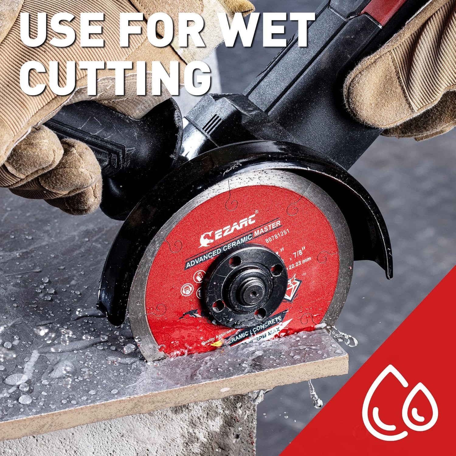 Diamantschneidscheiben 125mm Extra Thin Diamond Disc Cutting Disc für Fliesen Keramik Marmor Nass oder Trockenschnitt